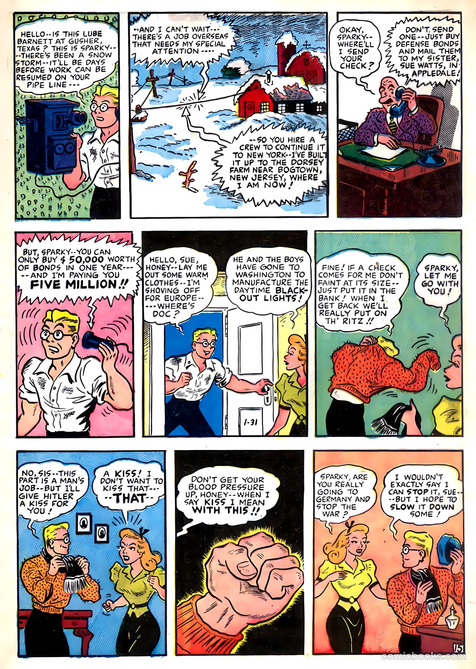 Sparky Watts #1 (1942) — page 17 of 68