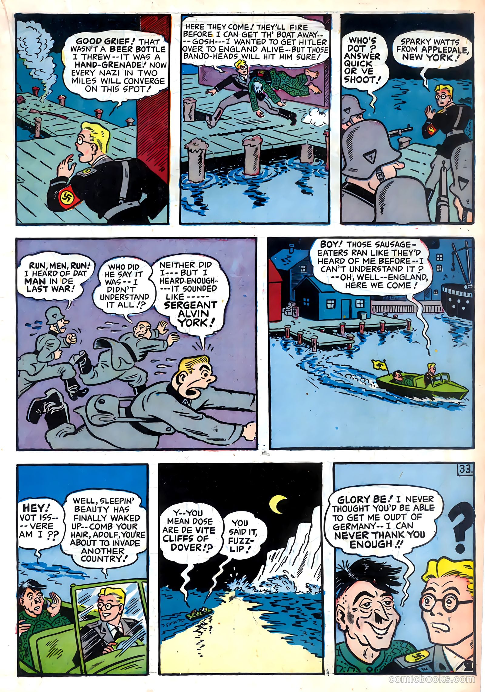 Sparky Watts #1 (1942) — page 35 of 68
