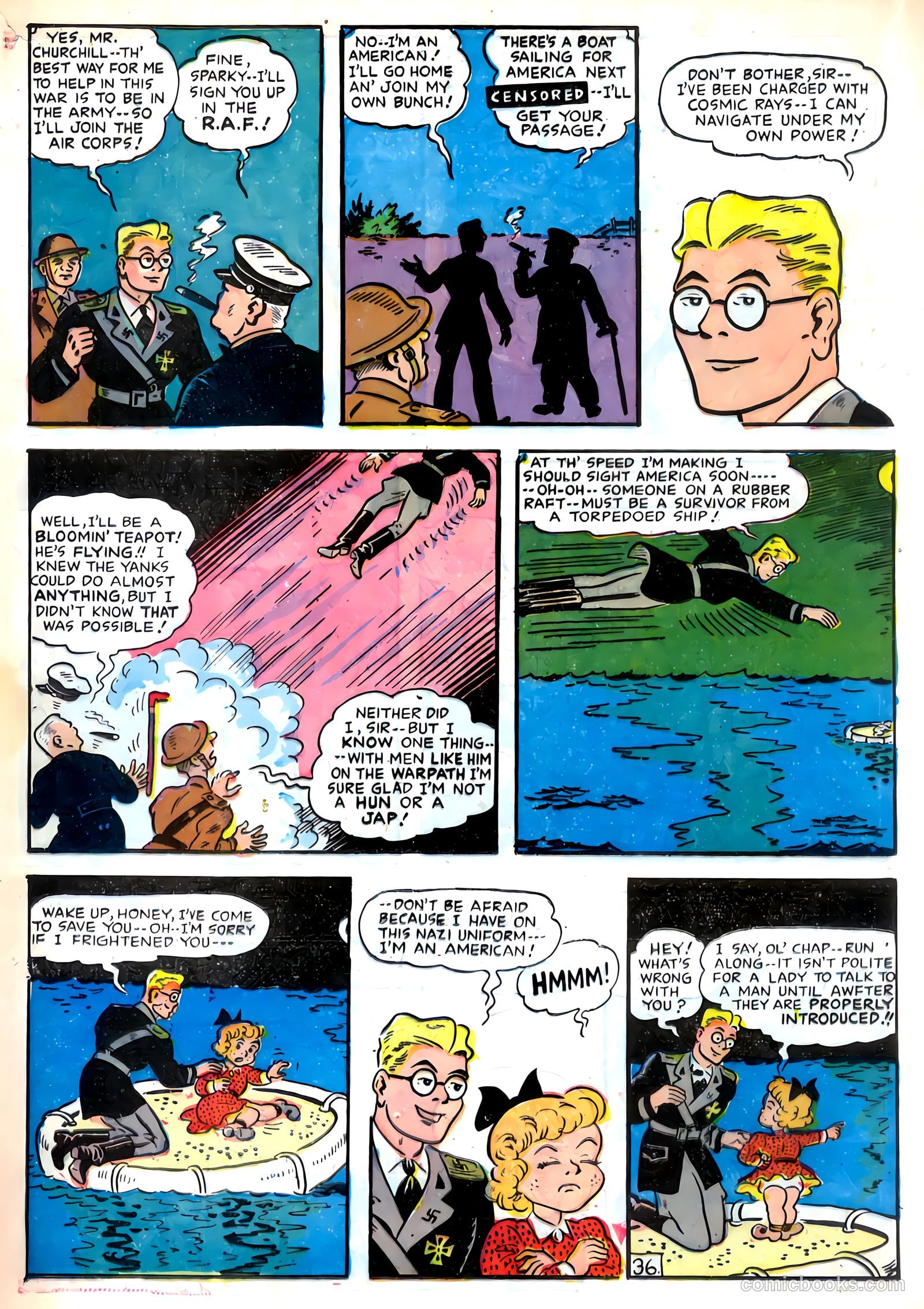 Sparky Watts #1 (1942) — page 38 of 68