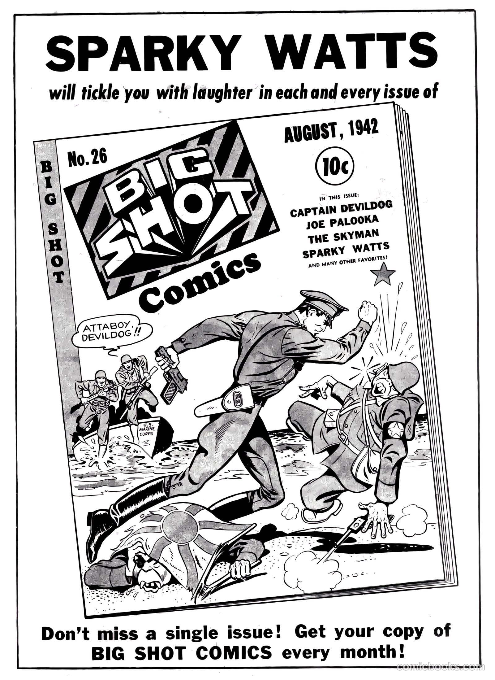 Sparky Watts #1 (1942) — page 67 of 68