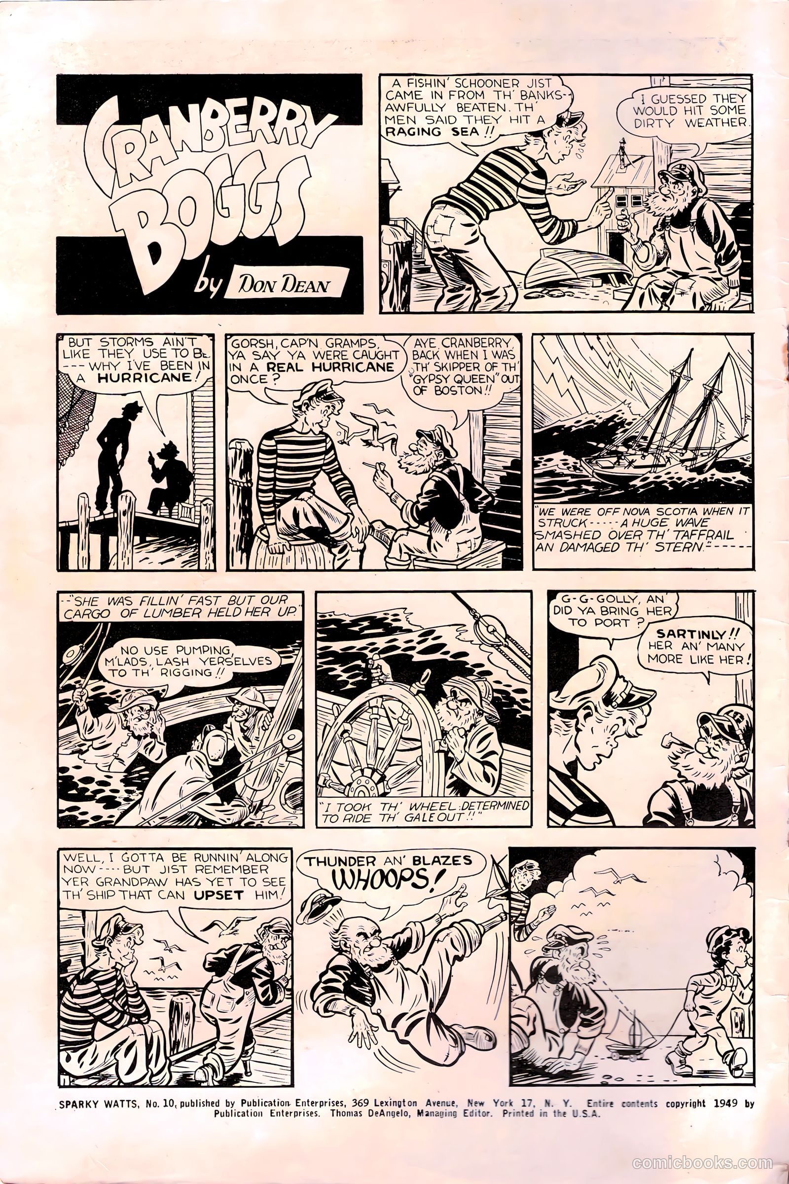 Sparky Watts #10 (1949) — page 2 of 36