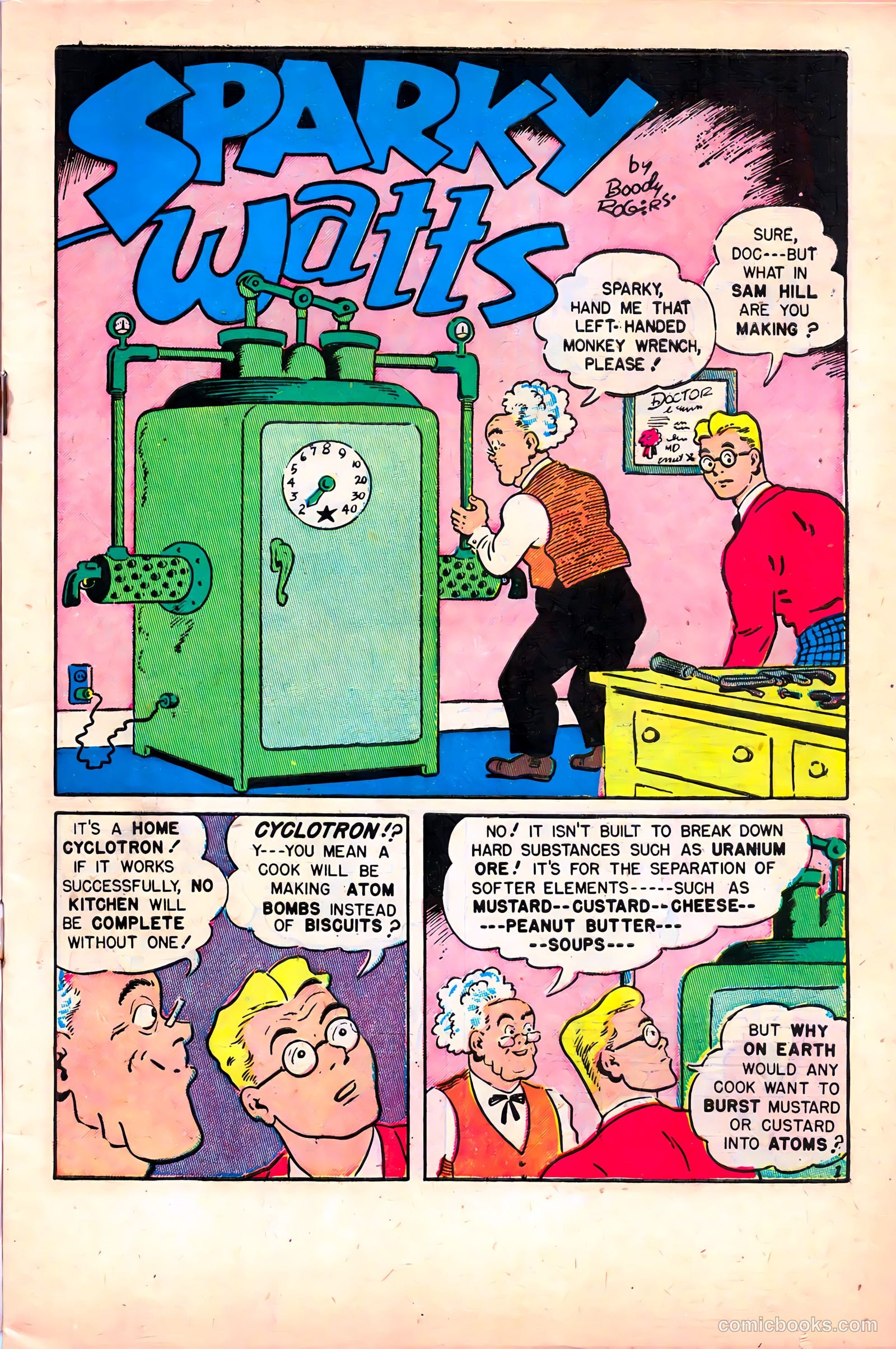 Sparky Watts #10 (1949) — page 3 of 36