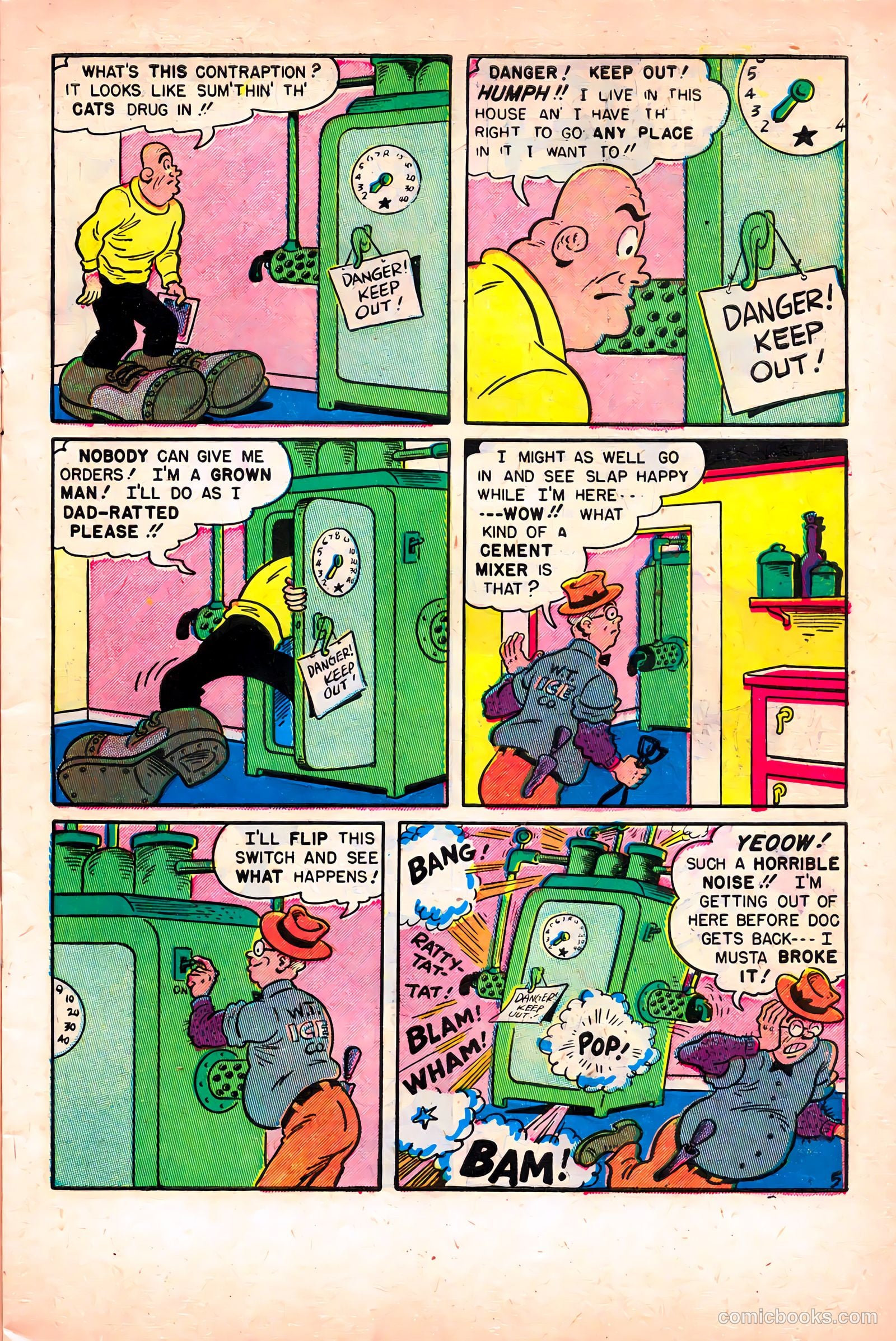 Sparky Watts #10 (1949) — page 7 of 36