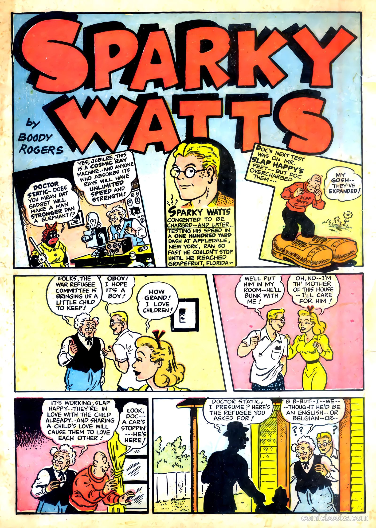 Sparky Watts #2 (1942) — page 3 of 68