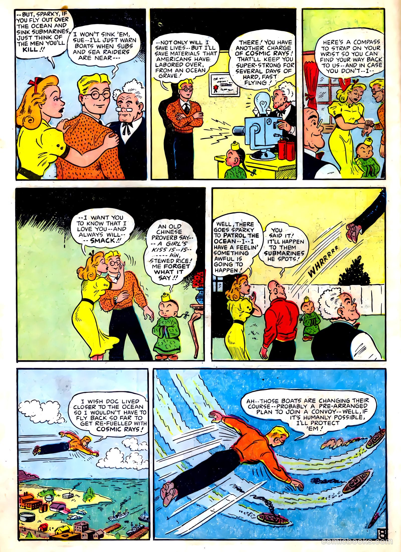 Sparky Watts #2 (1942) — page 10 of 68