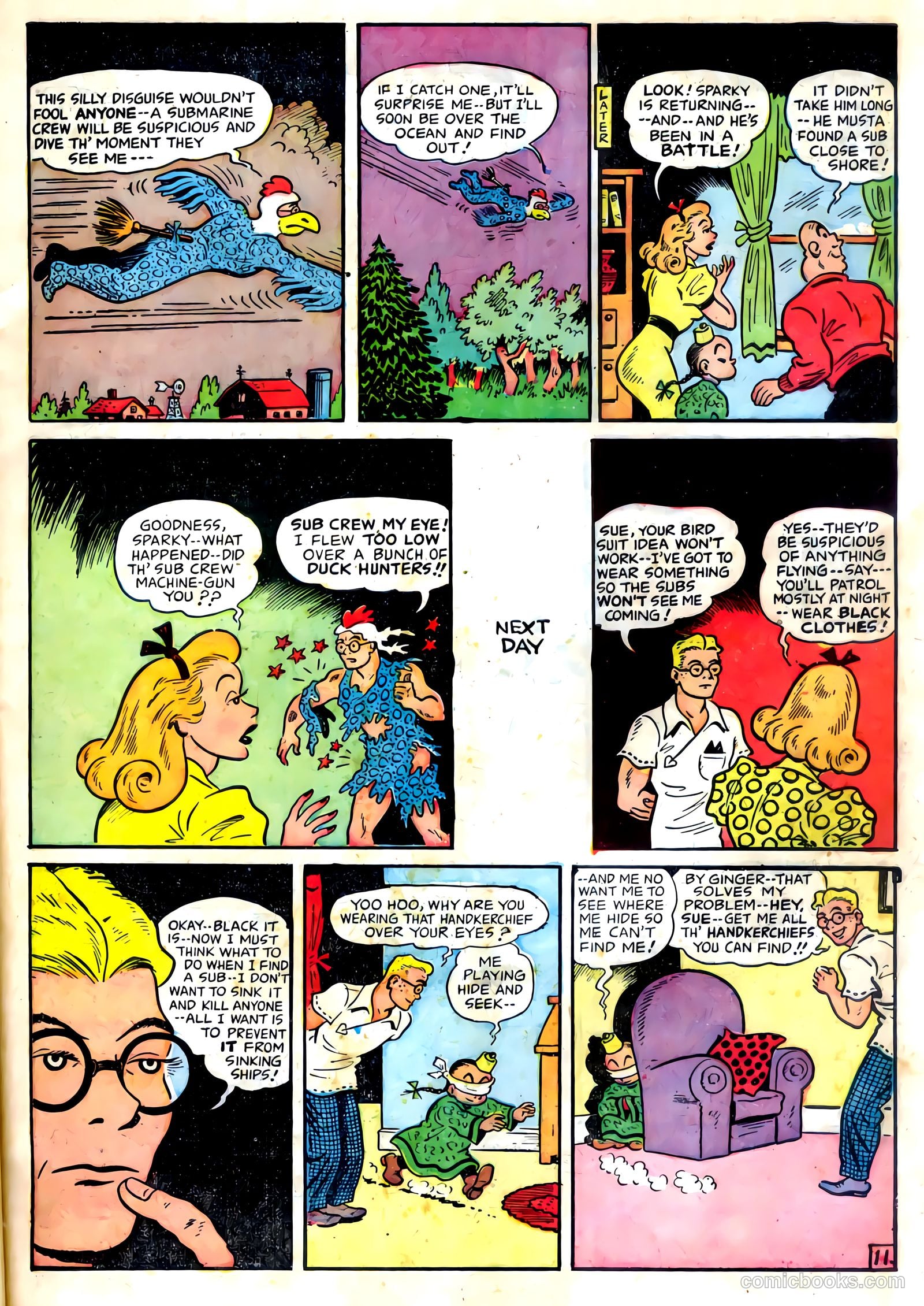 Sparky Watts #2 (1942) — page 13 of 68