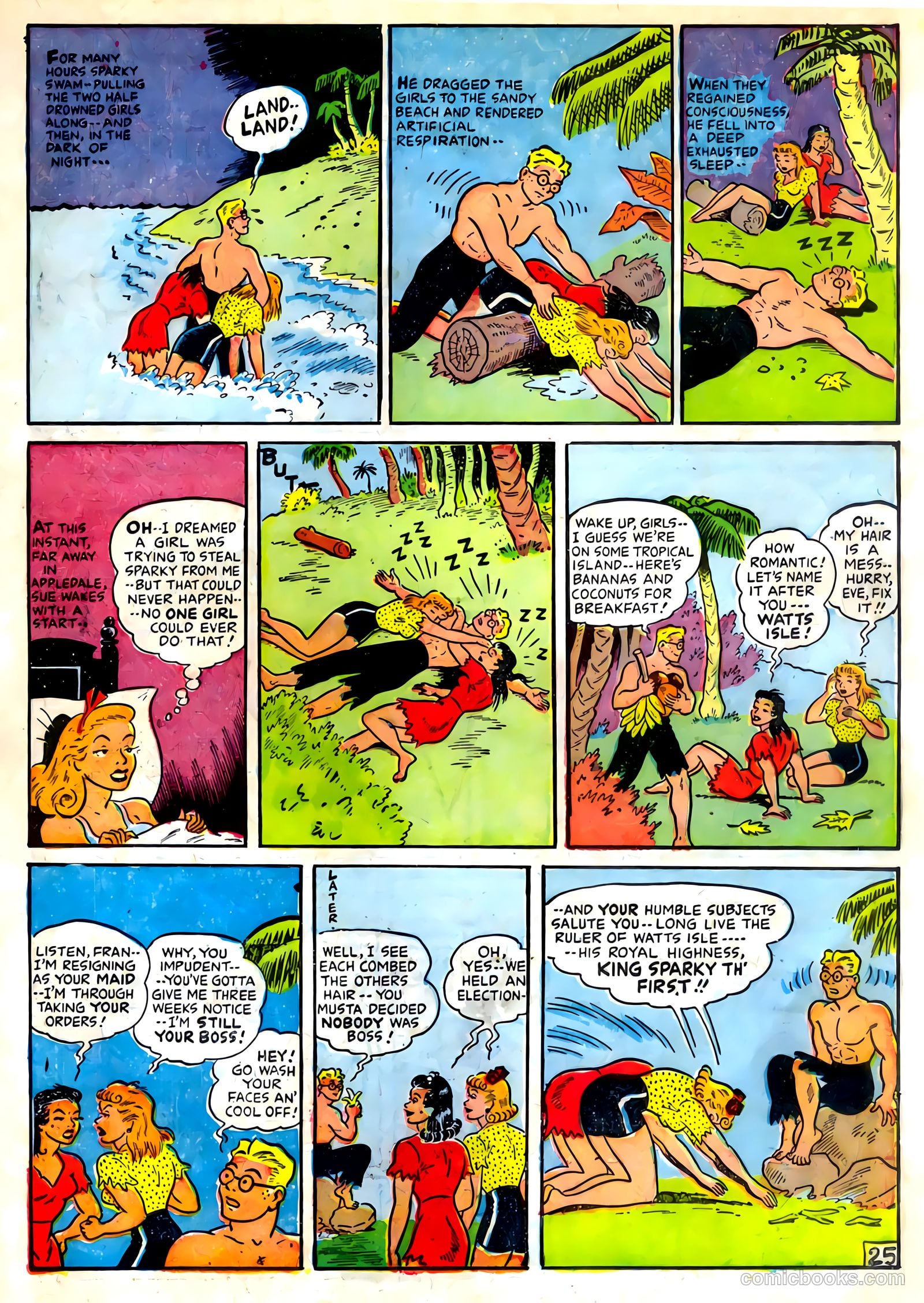 Sparky Watts #2 (1942) — page 27 of 68