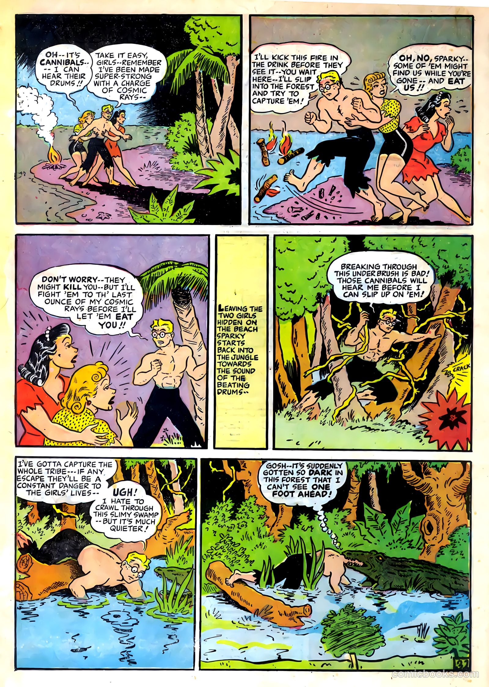 Sparky Watts #2 (1942) — page 34 of 68