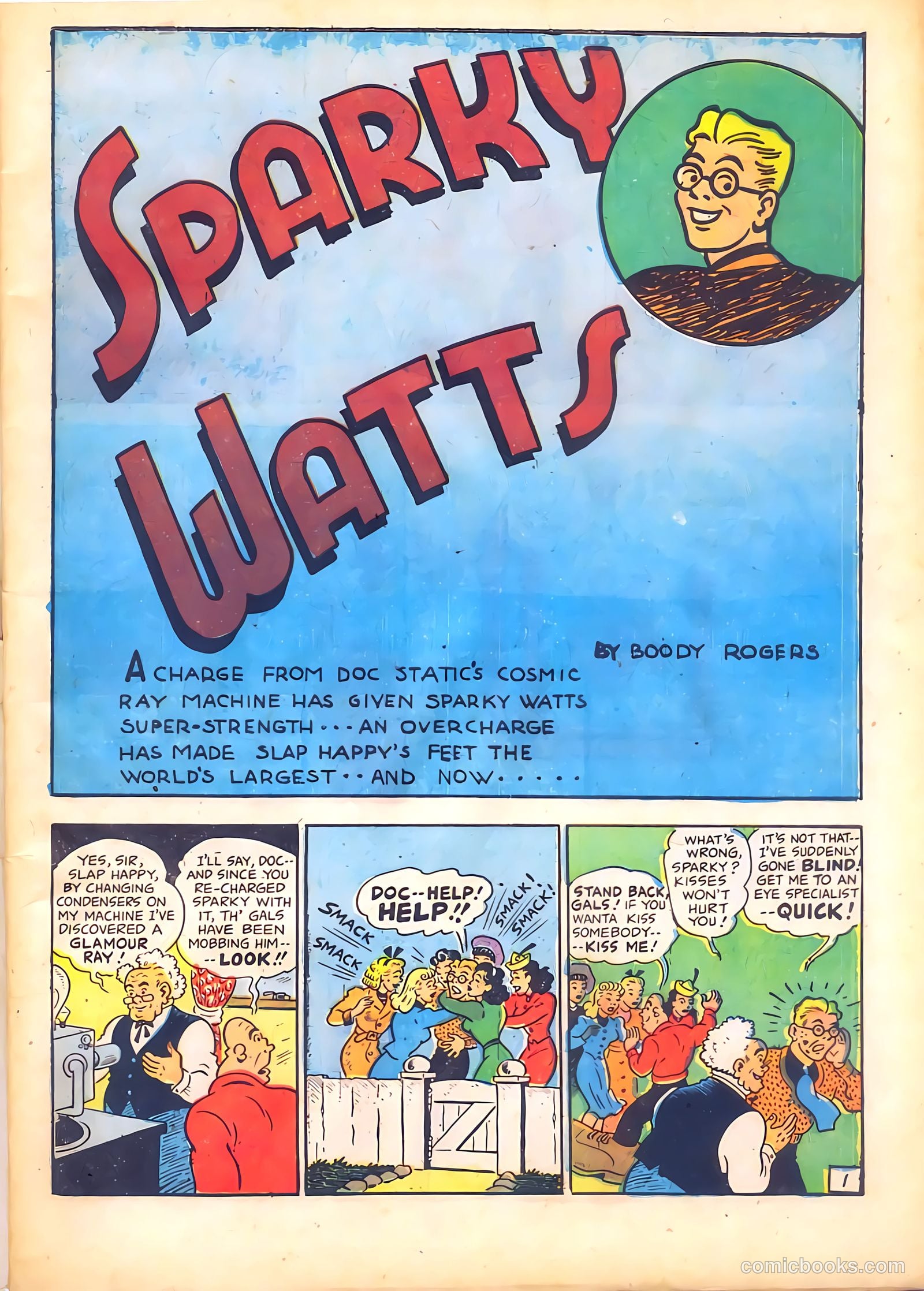 Sparky Watts #3 (1943) — page 3 of 68