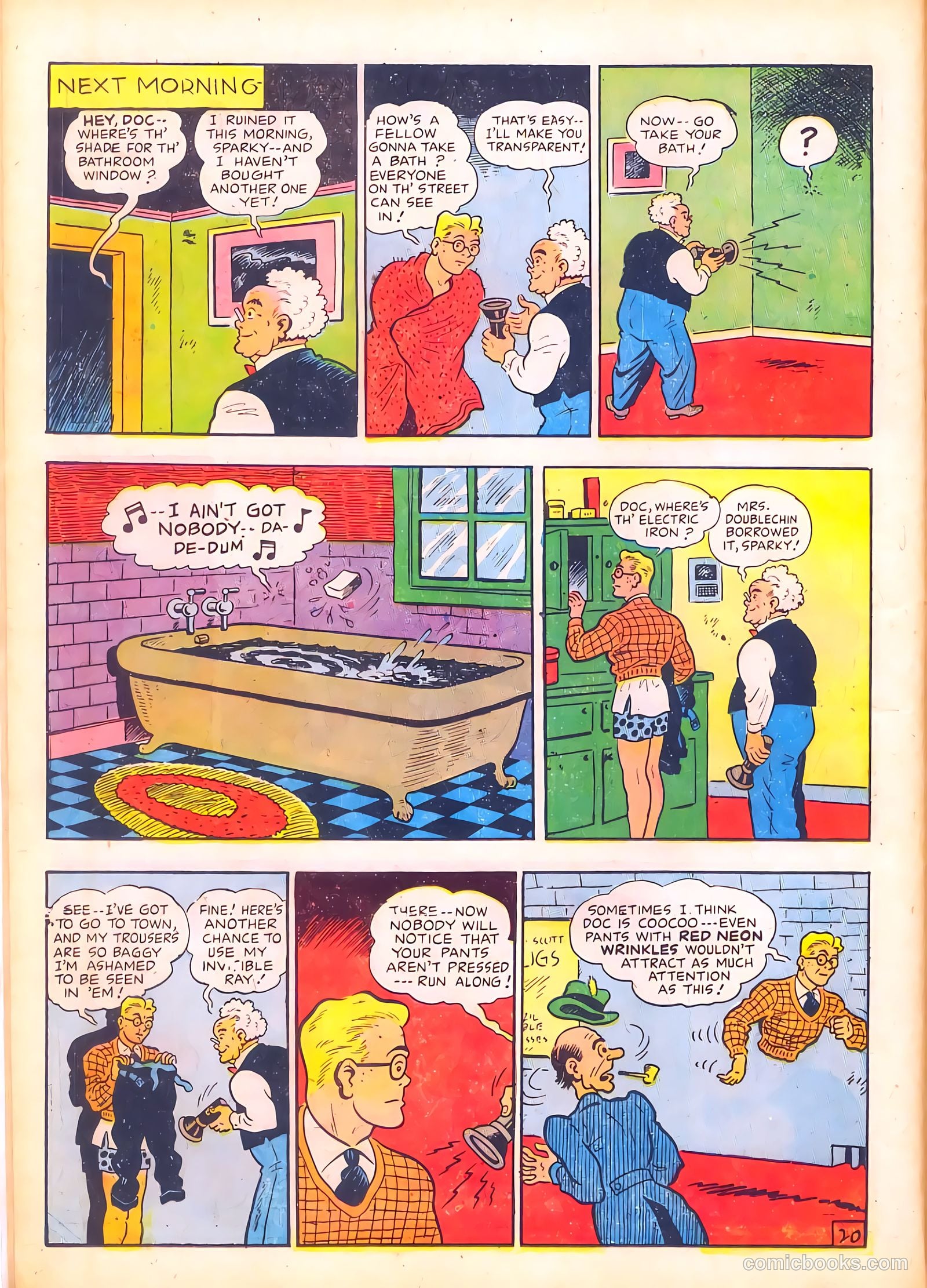 Sparky Watts #3 (1943) — page 22 of 68