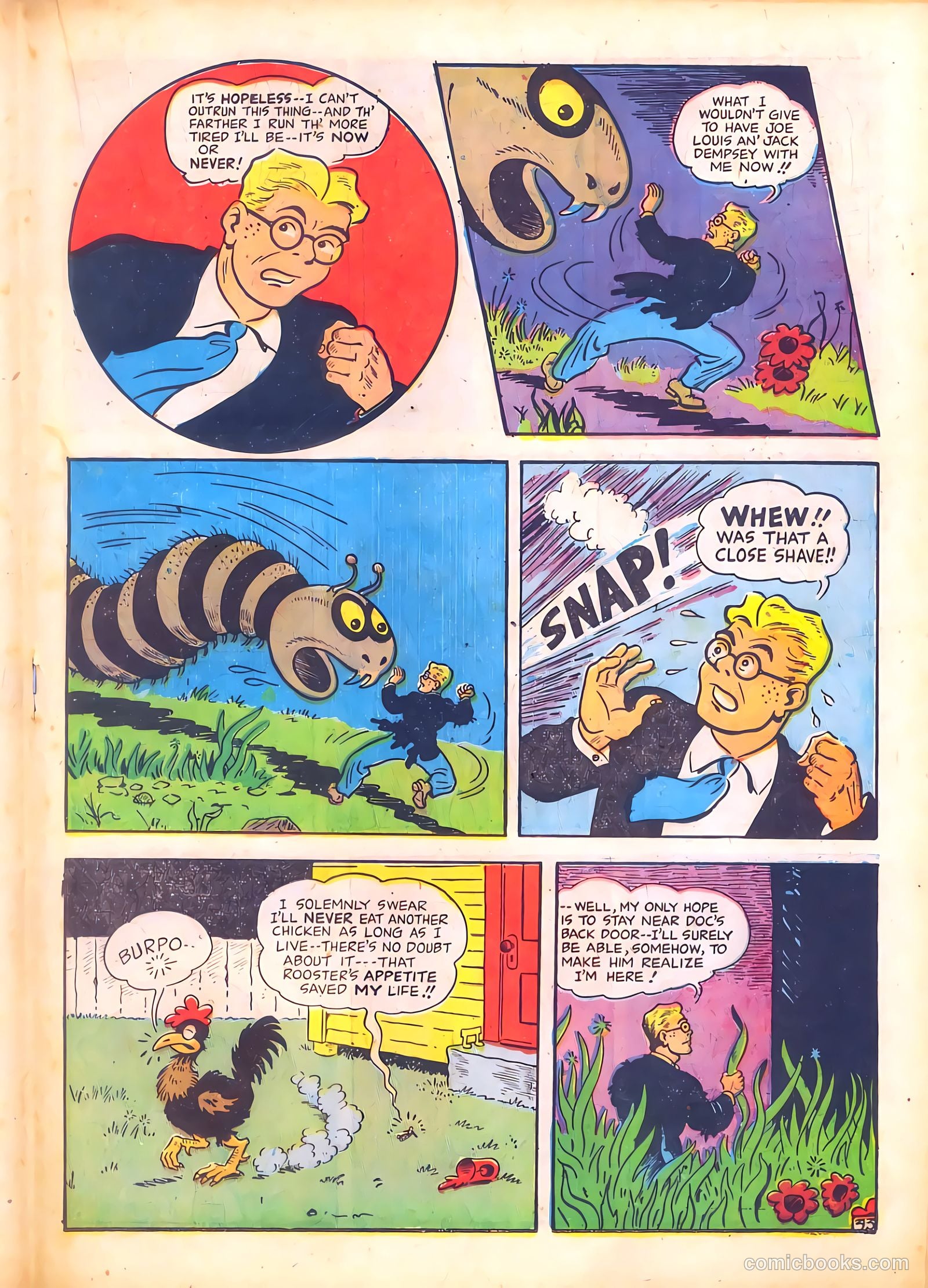 Sparky Watts #3 (1943) — page 35 of 68