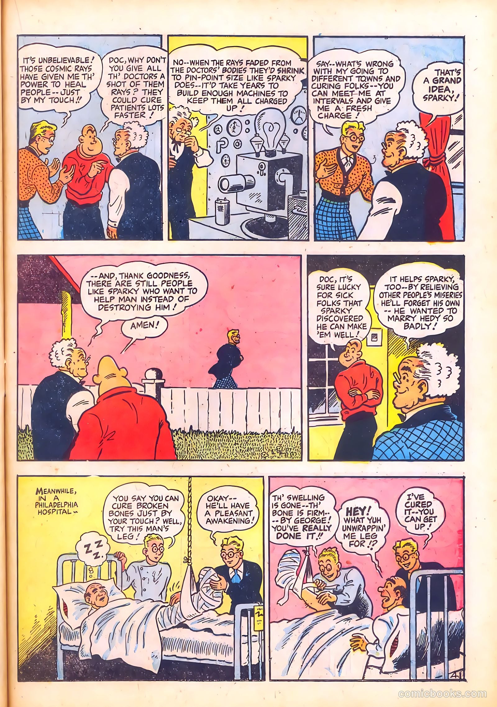 Sparky Watts #3 (1943) — page 43 of 68