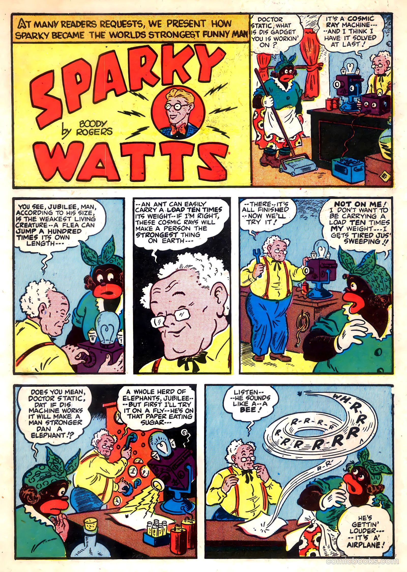 Sparky Watts #4 (1944) — page 3 of 52