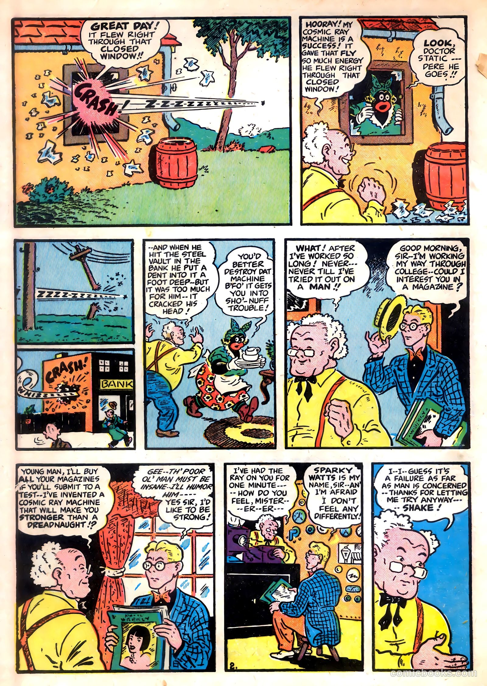 Sparky Watts #4 (1944) — page 4 of 52