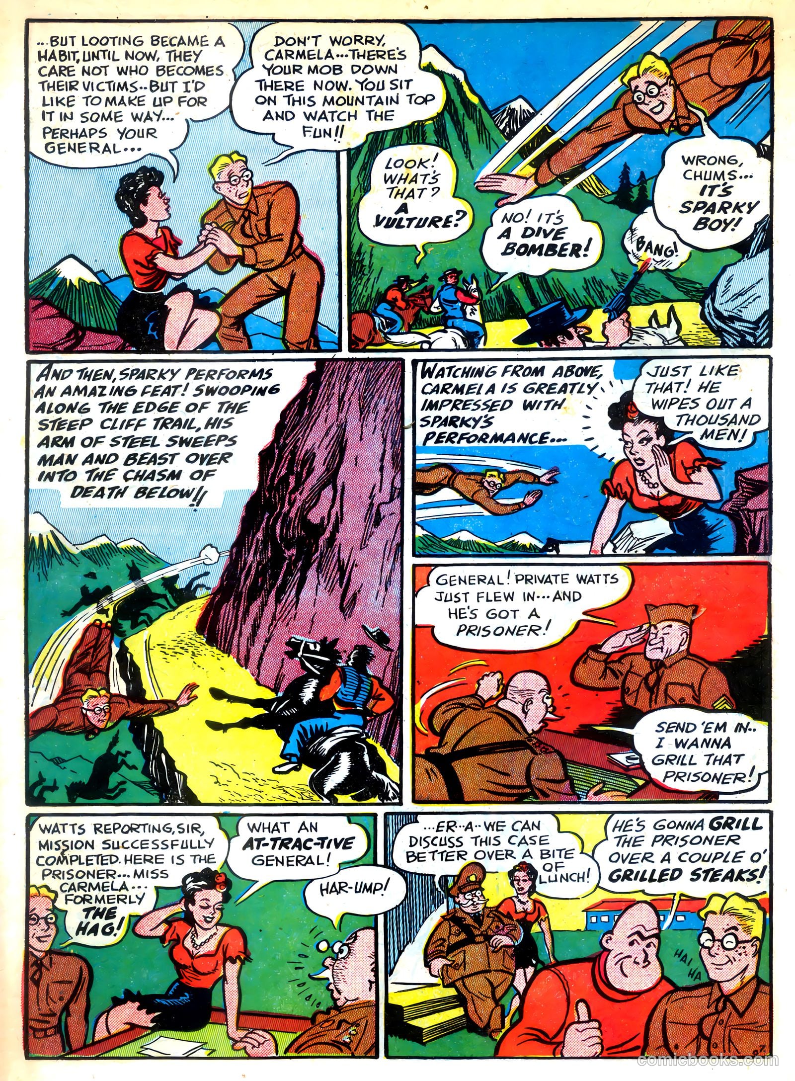 Sparky Watts #4 (1944) — page 30 of 52