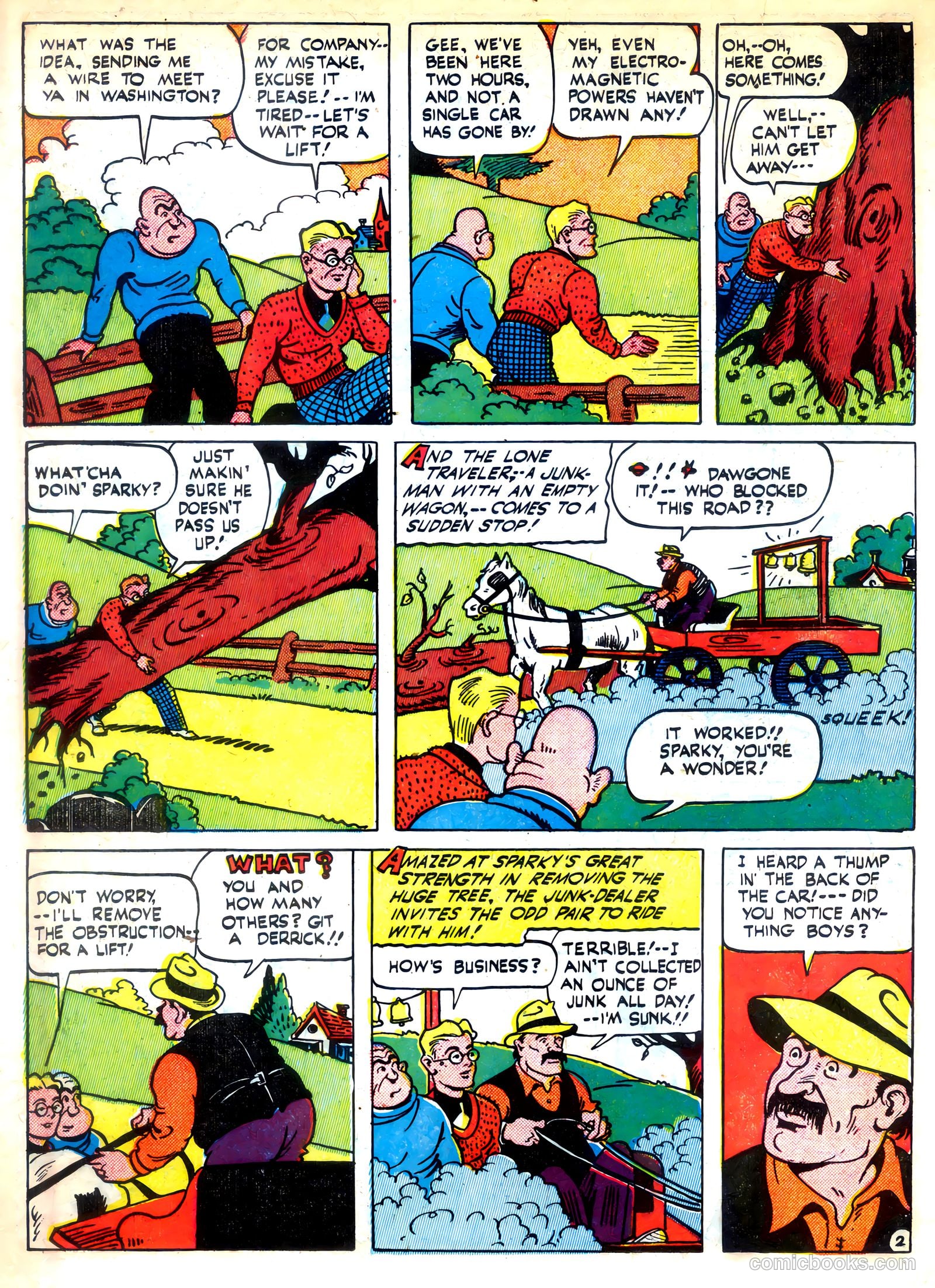 Sparky Watts #4 (1944) — page 32 of 52