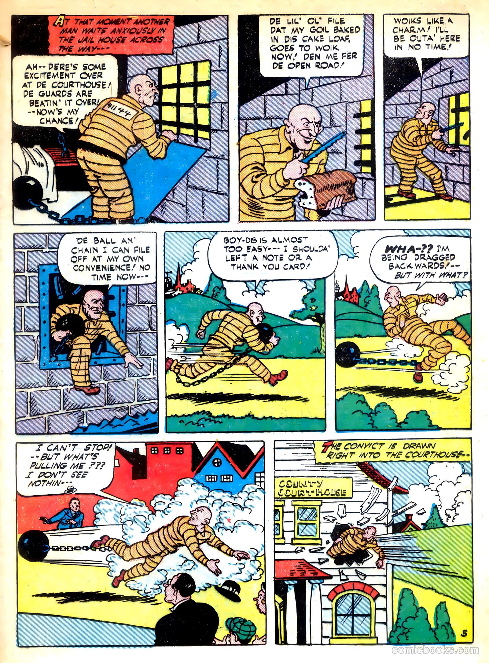 Sparky Watts #4 (1944) — page 35 of 52