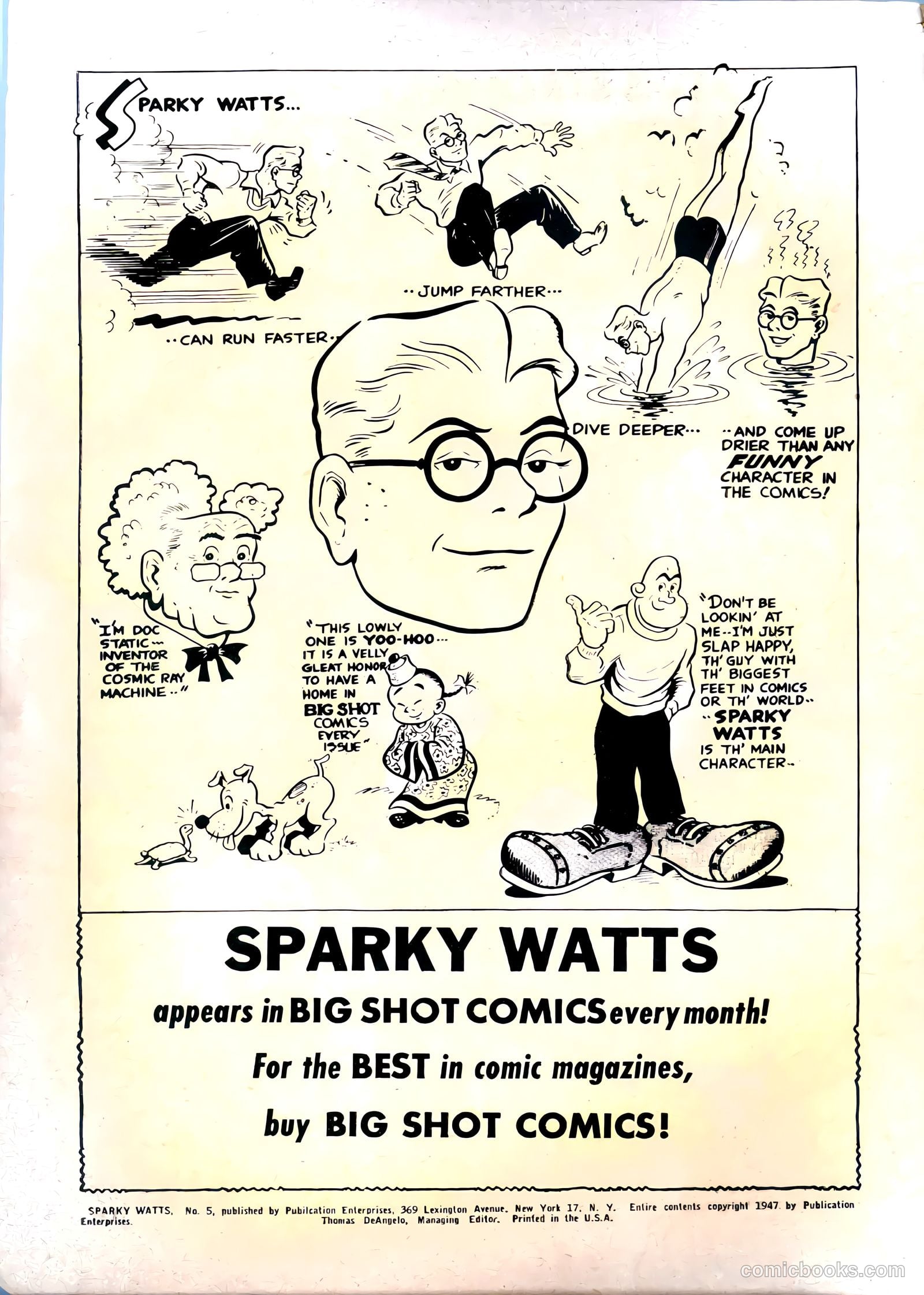 Sparky Watts #5 (1947) — page 2 of 52