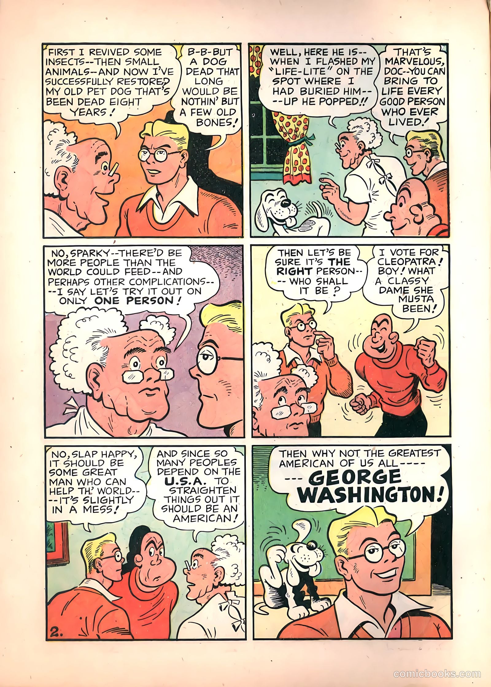Sparky Watts #5 (1947) — page 4 of 52