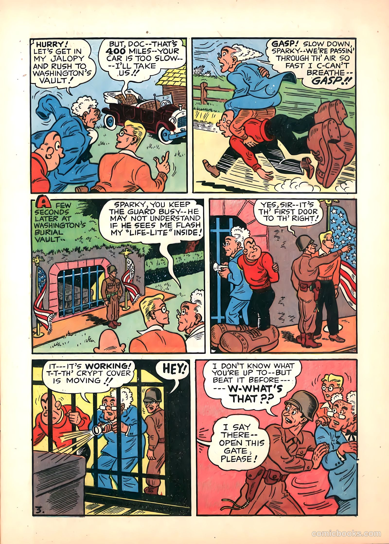 Sparky Watts #5 (1947) — page 5 of 52