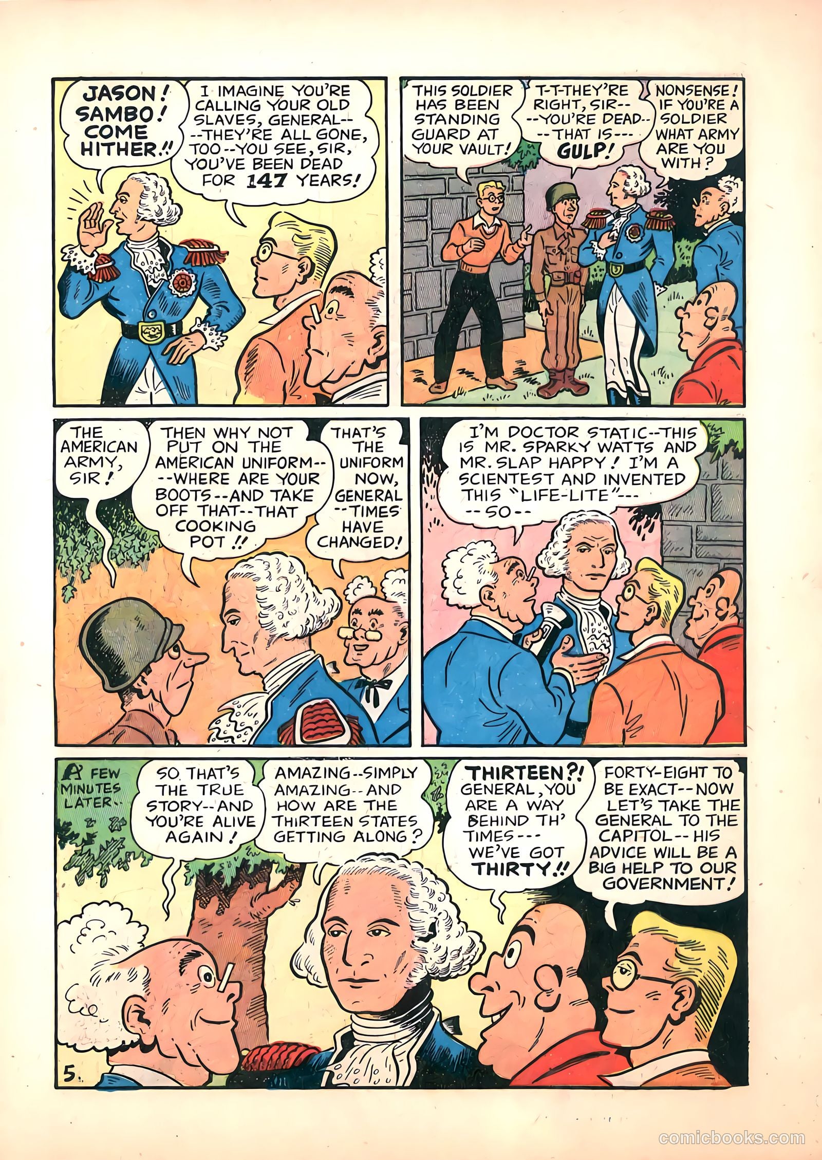 Sparky Watts #5 (1947) — page 7 of 52