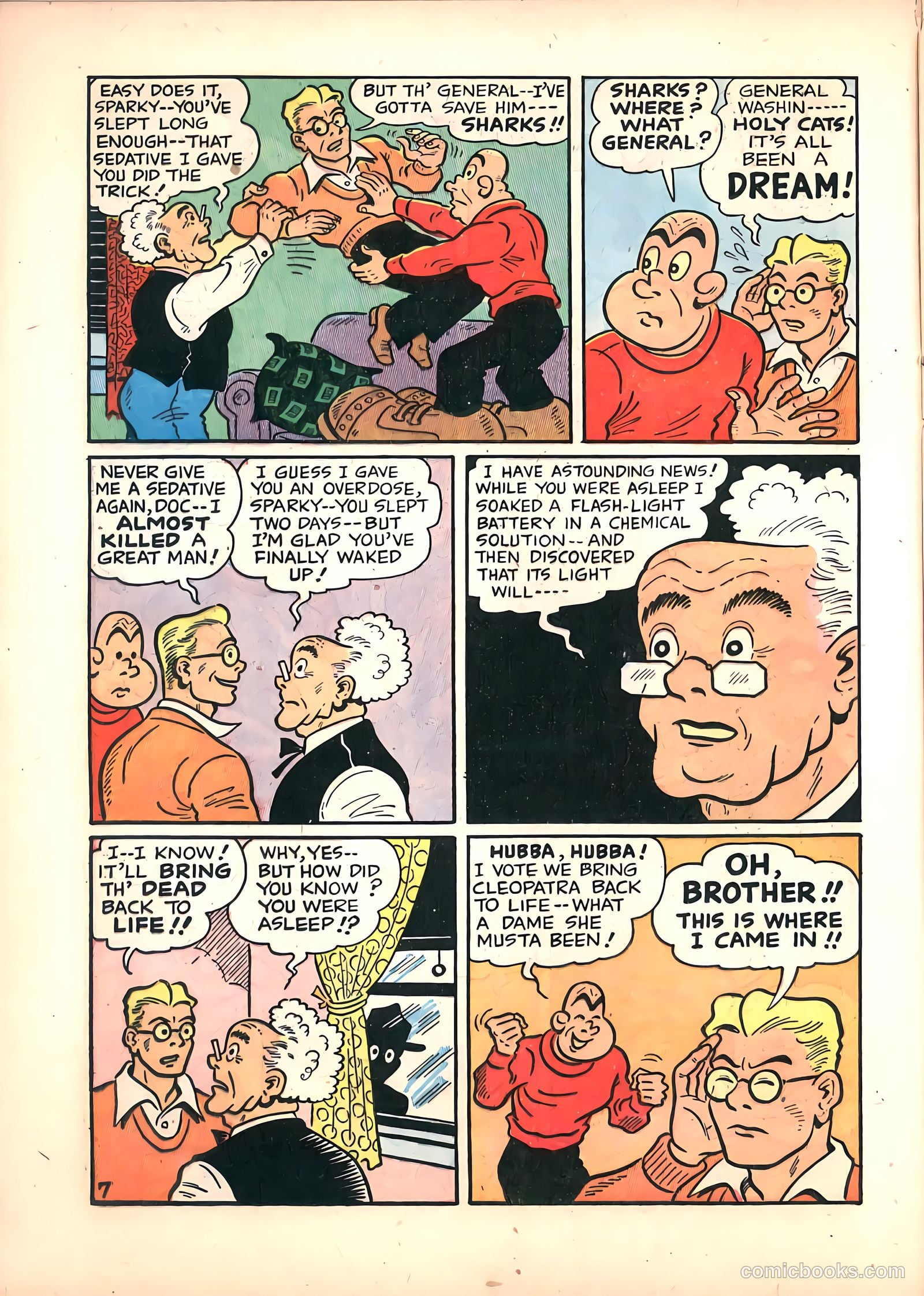 Sparky Watts #5 (1947) — page 22 of 52
