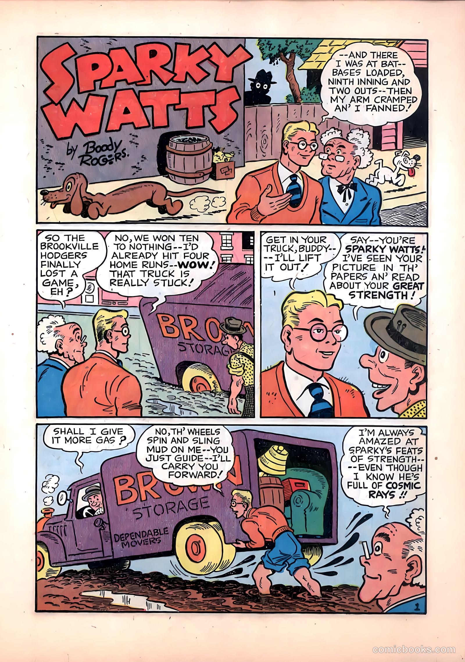 Sparky Watts #5 (1947) — page 25 of 52