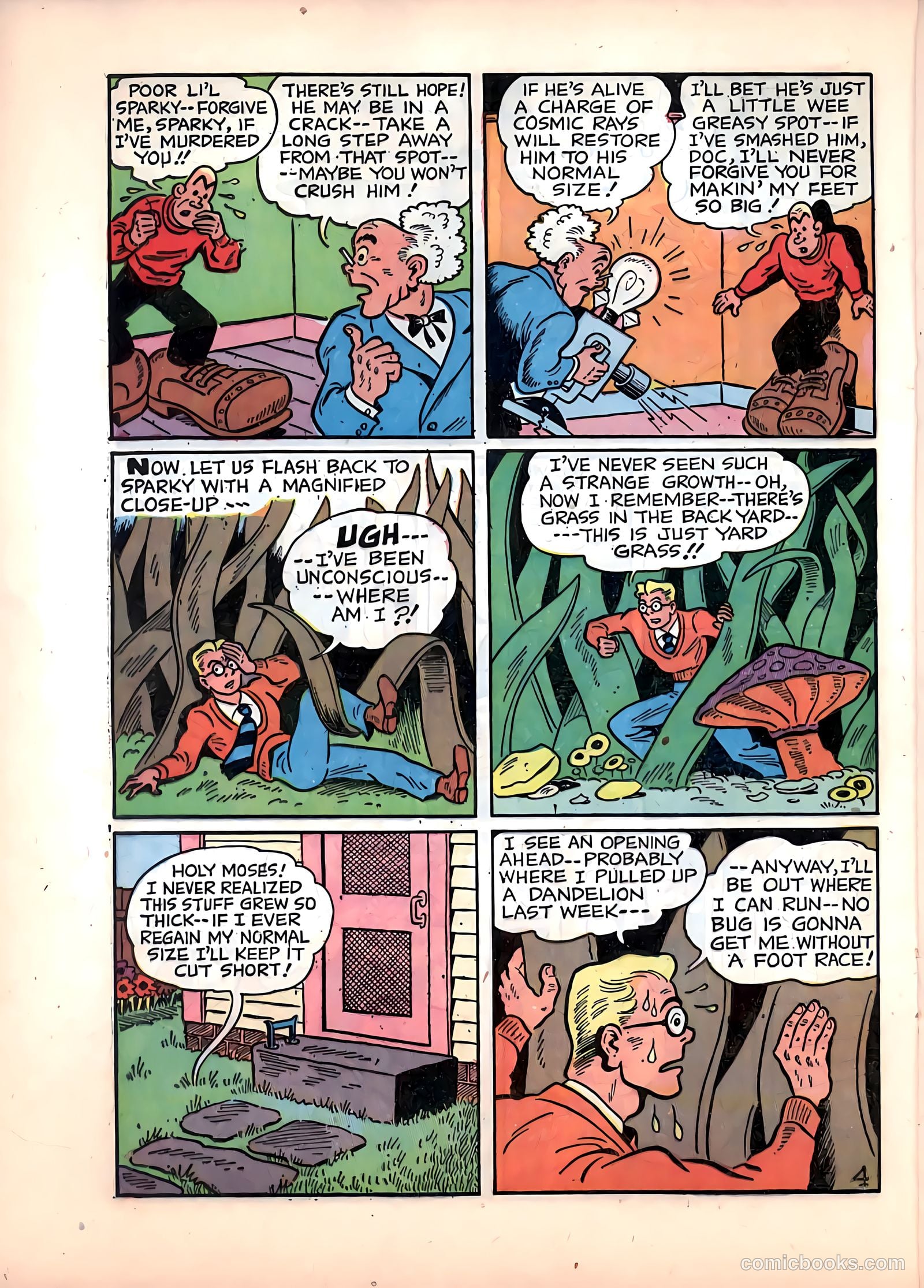 Sparky Watts #5 (1947) — page 28 of 52