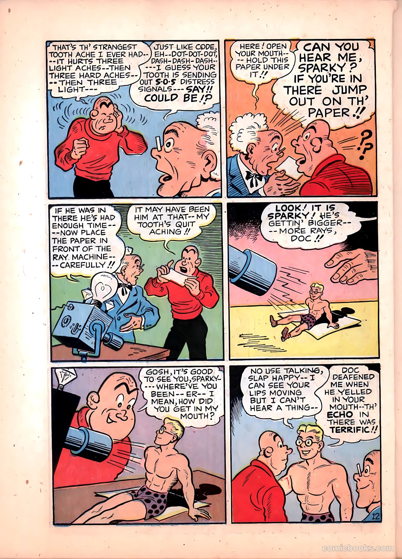 Sparky Watts #5 (1947) — page 36 of 52