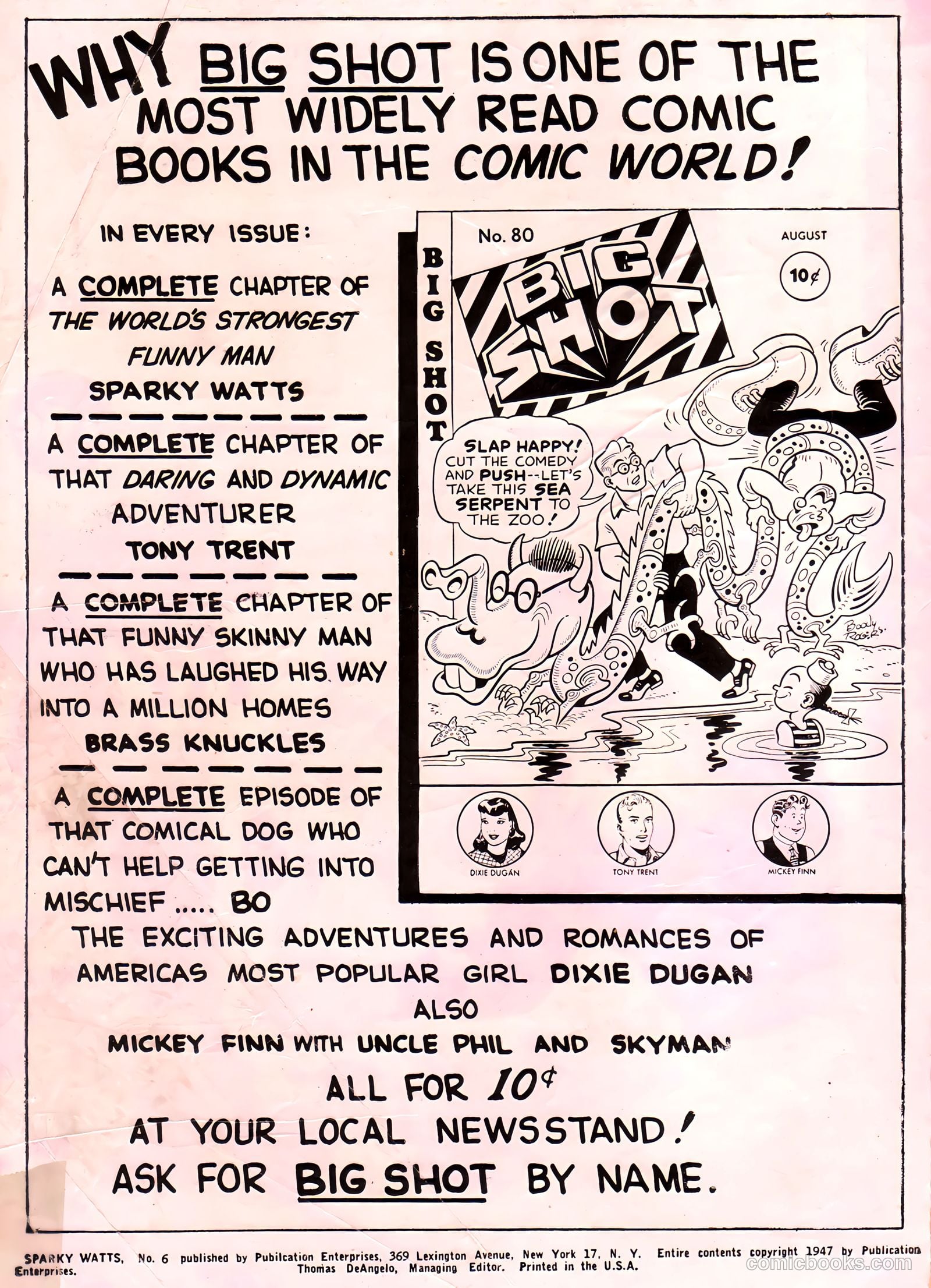 Sparky Watts #6 (1947) — page 2 of 52