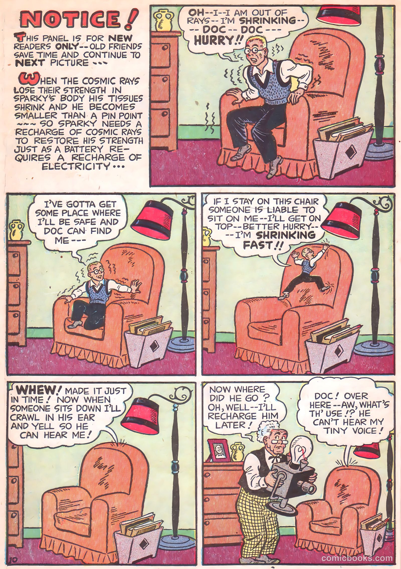Sparky Watts #6 (1947) — page 12 of 52