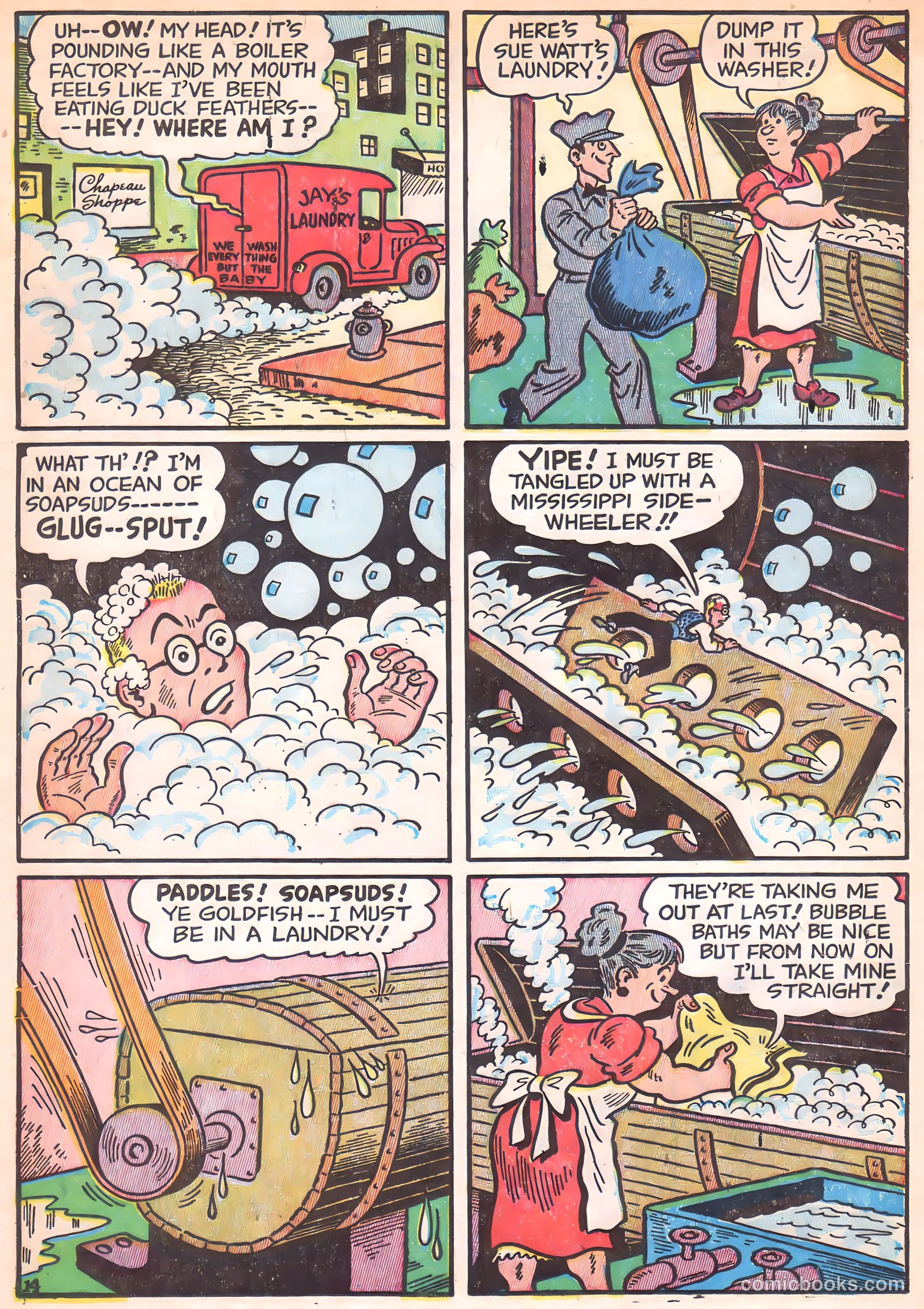 Sparky Watts #6 (1947) — page 16 of 52