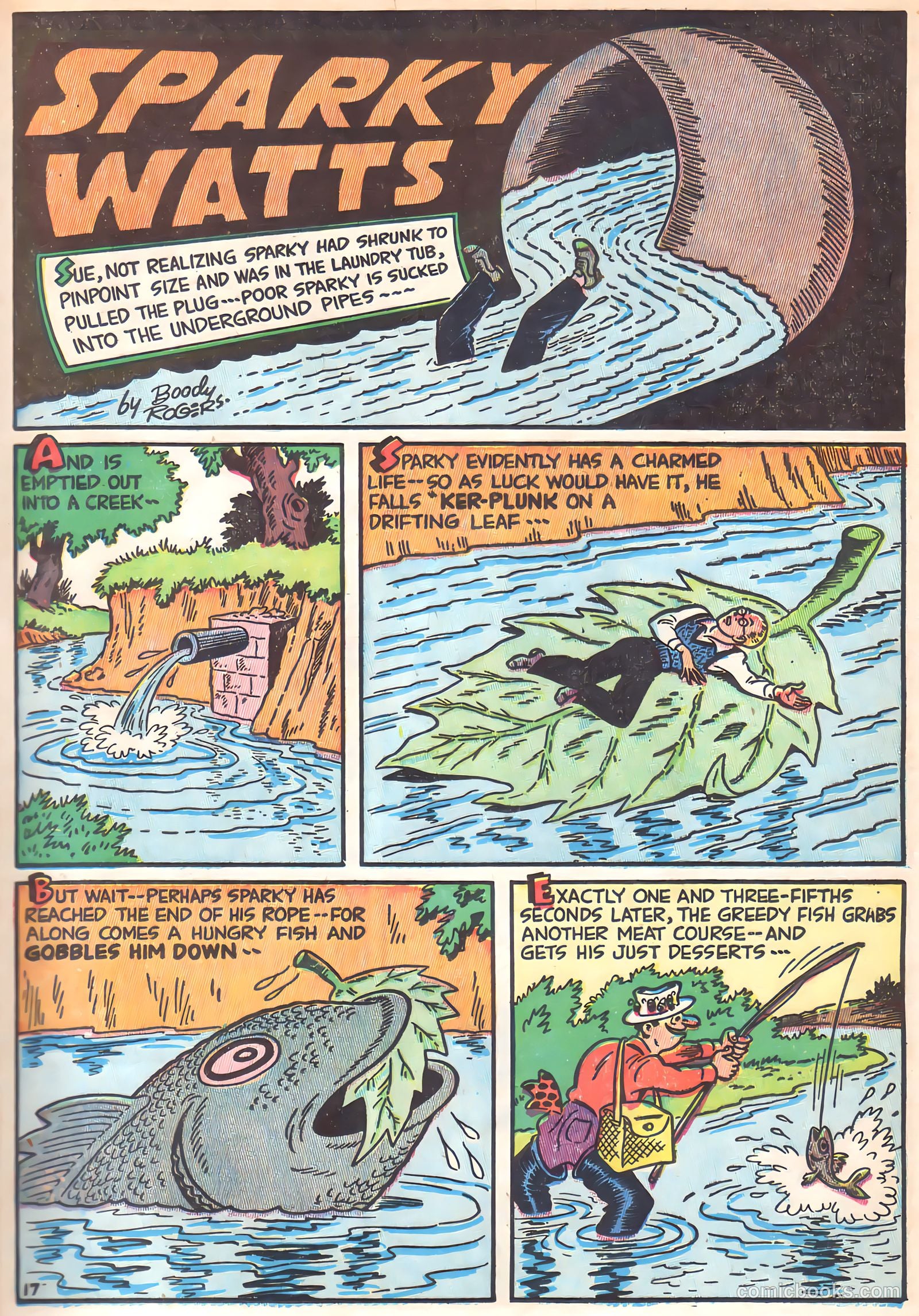 Sparky Watts #6 (1947) — page 19 of 52