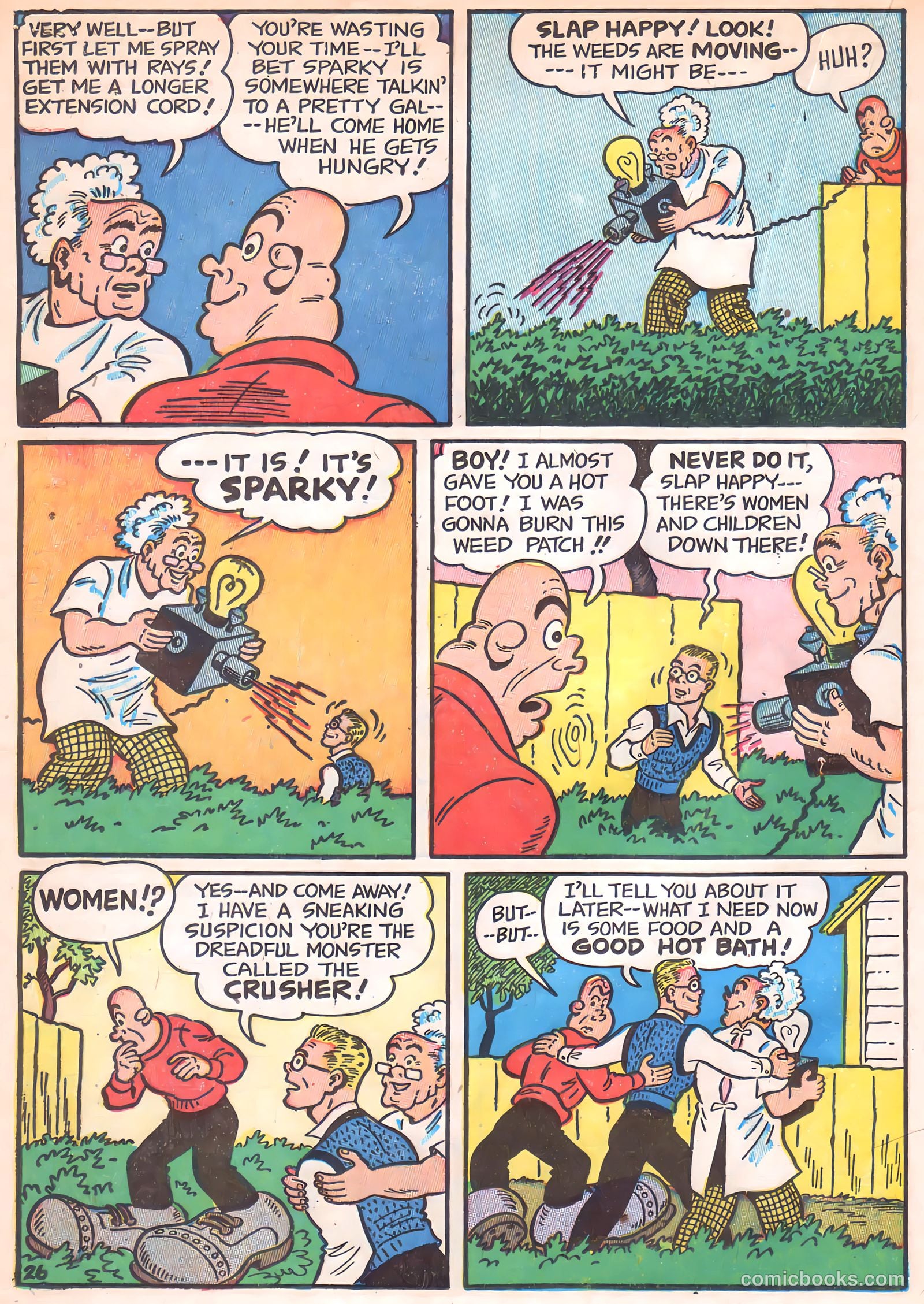 Sparky Watts #6 (1947) — page 28 of 52