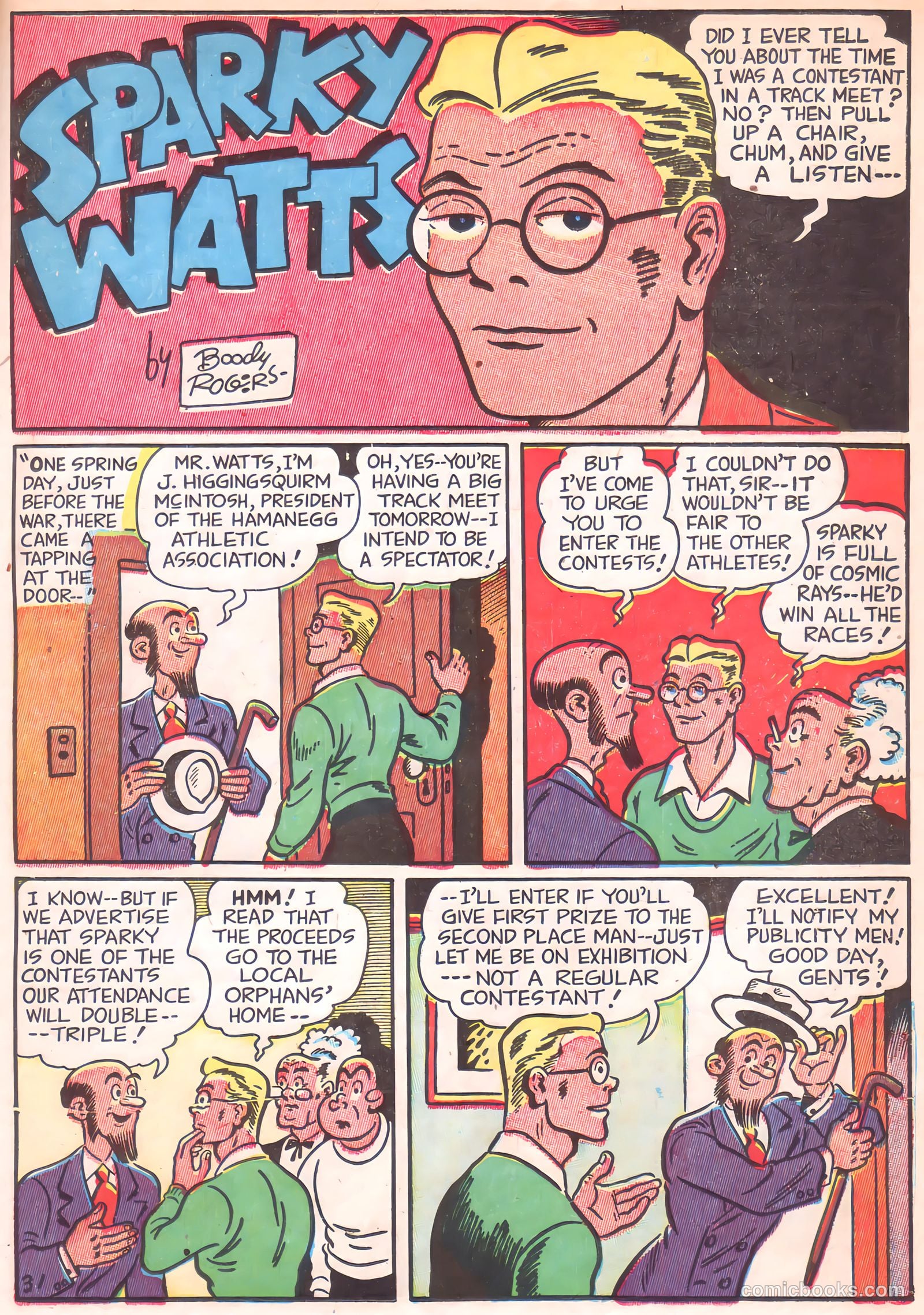 Sparky Watts #6 (1947) — page 33 of 52