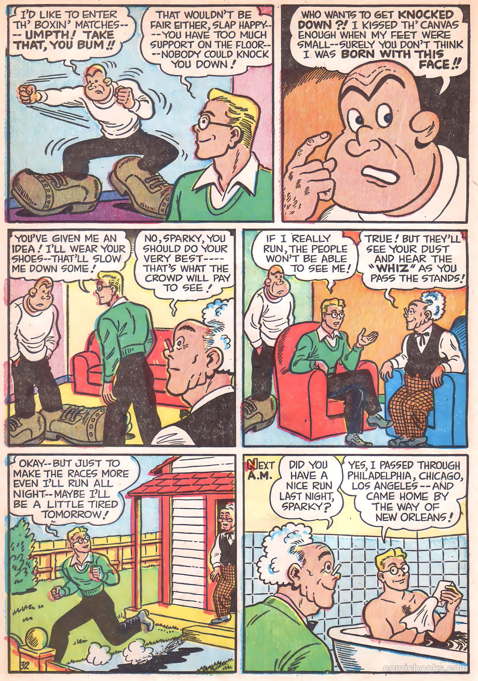 Sparky Watts #6 (1947) — page 34 of 52