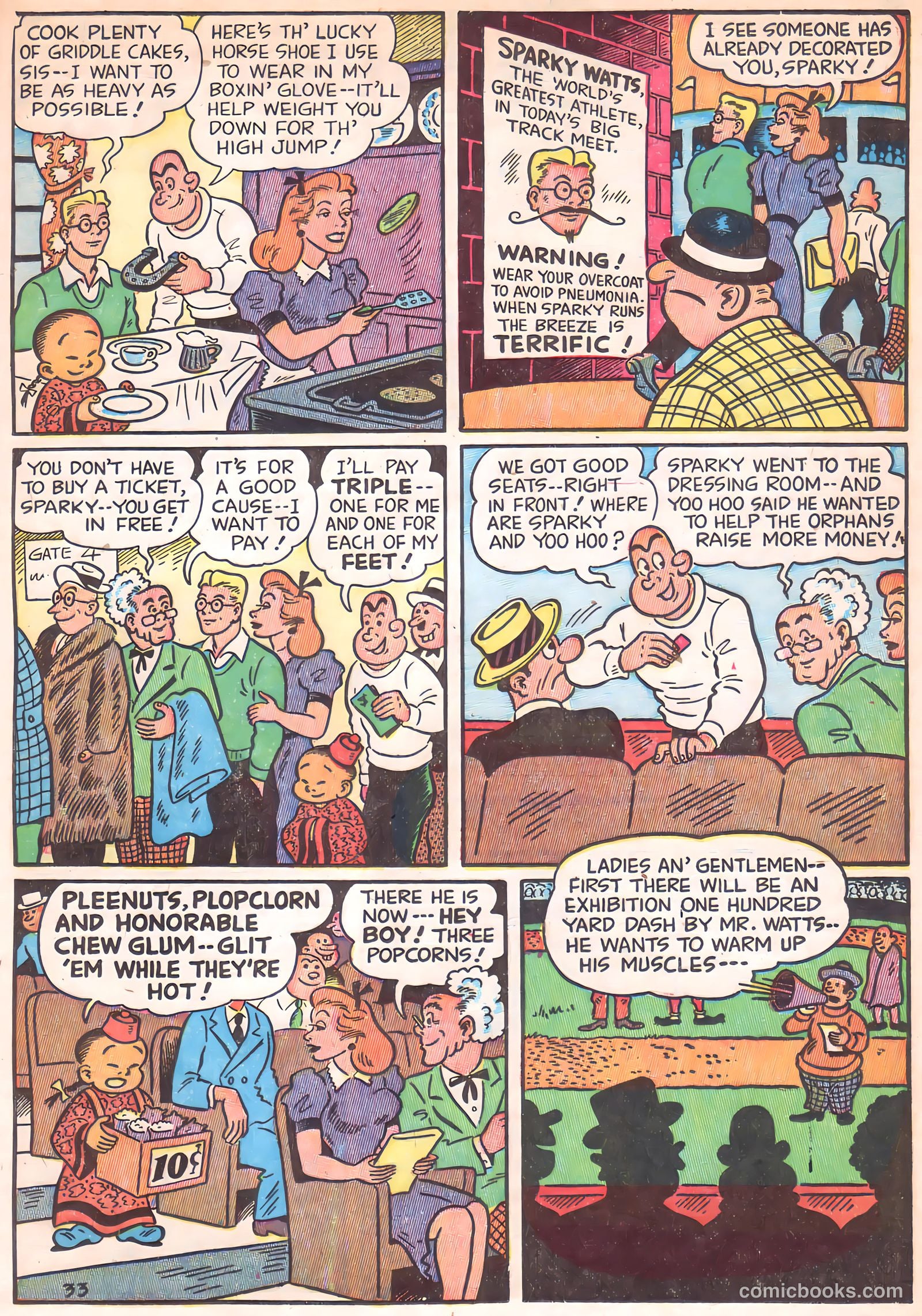 Sparky Watts #6 (1947) — page 35 of 52