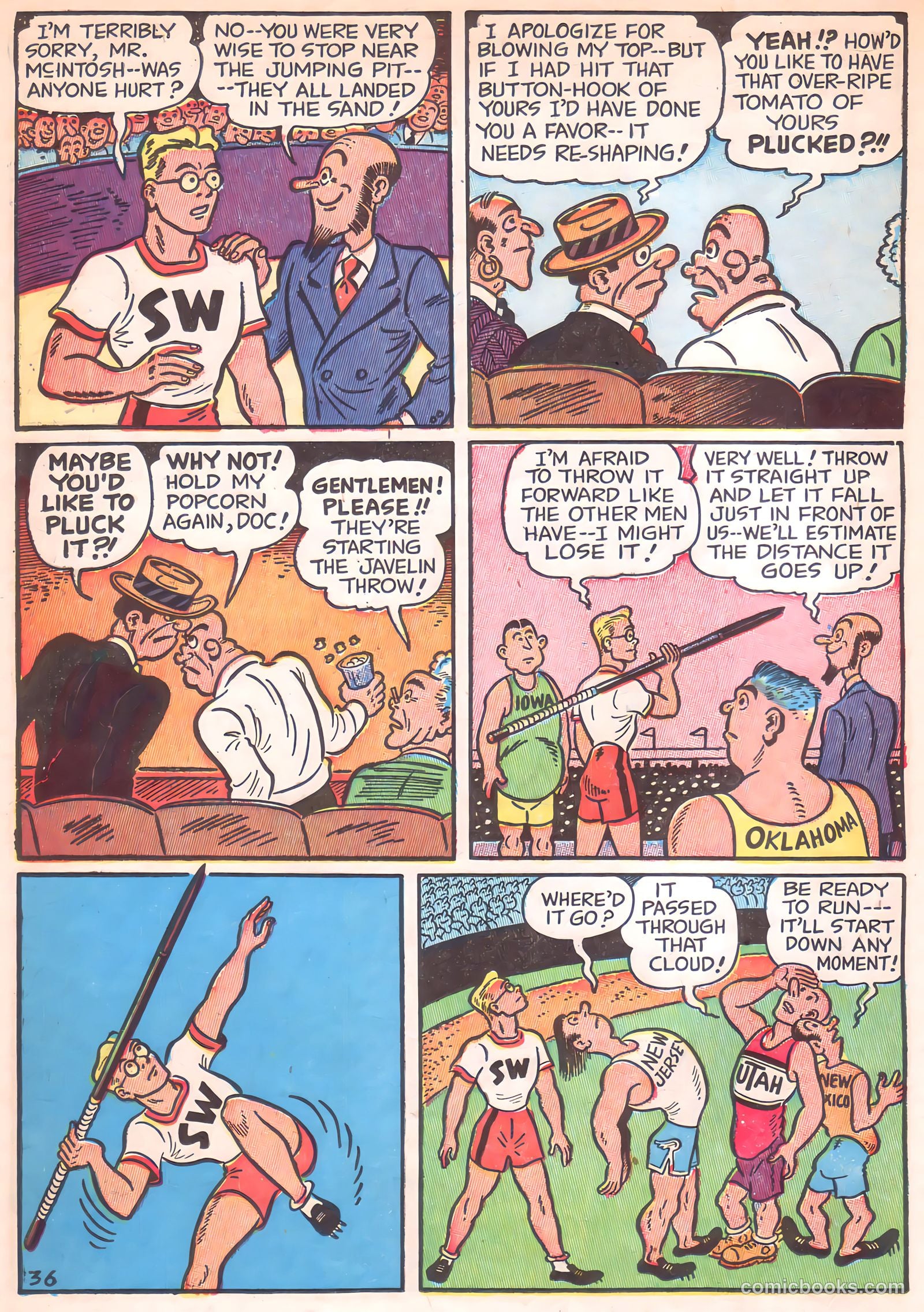 Sparky Watts #6 (1947) — page 38 of 52