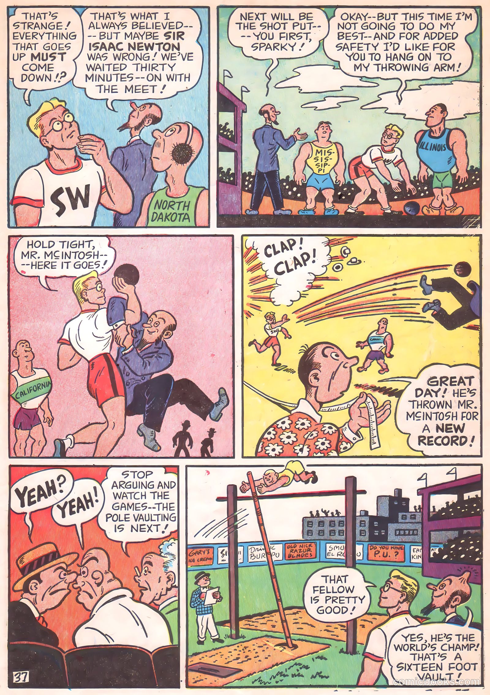 Sparky Watts #6 (1947) — page 39 of 52