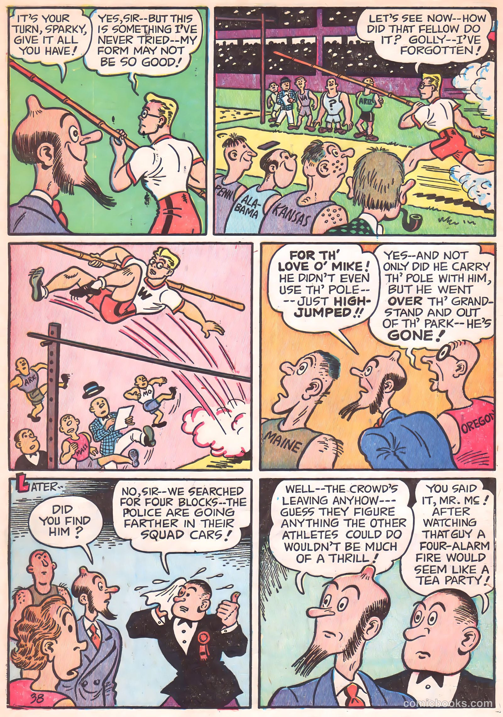 Sparky Watts #6 (1947) — page 40 of 52