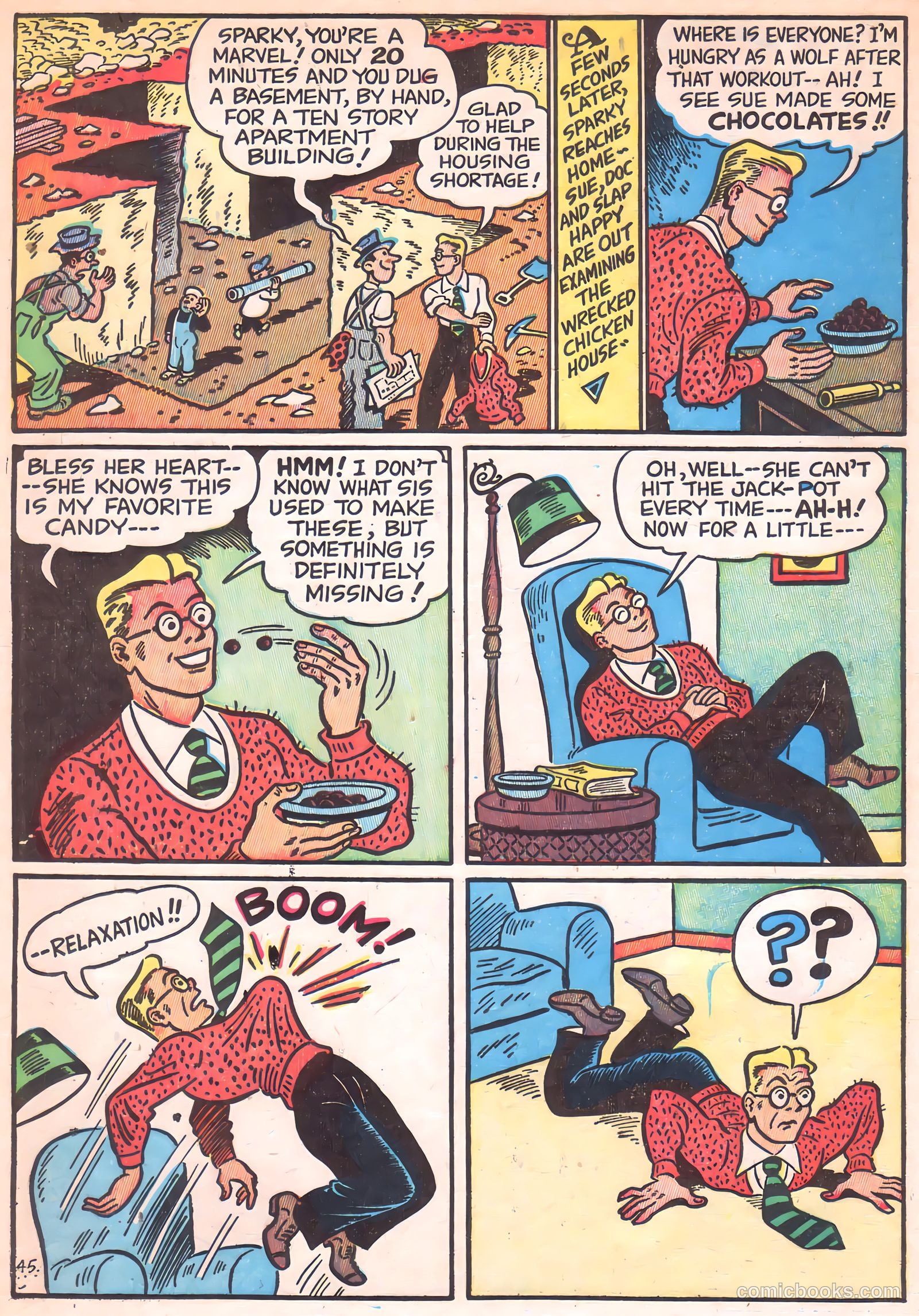 Sparky Watts #6 (1947) — page 46 of 52