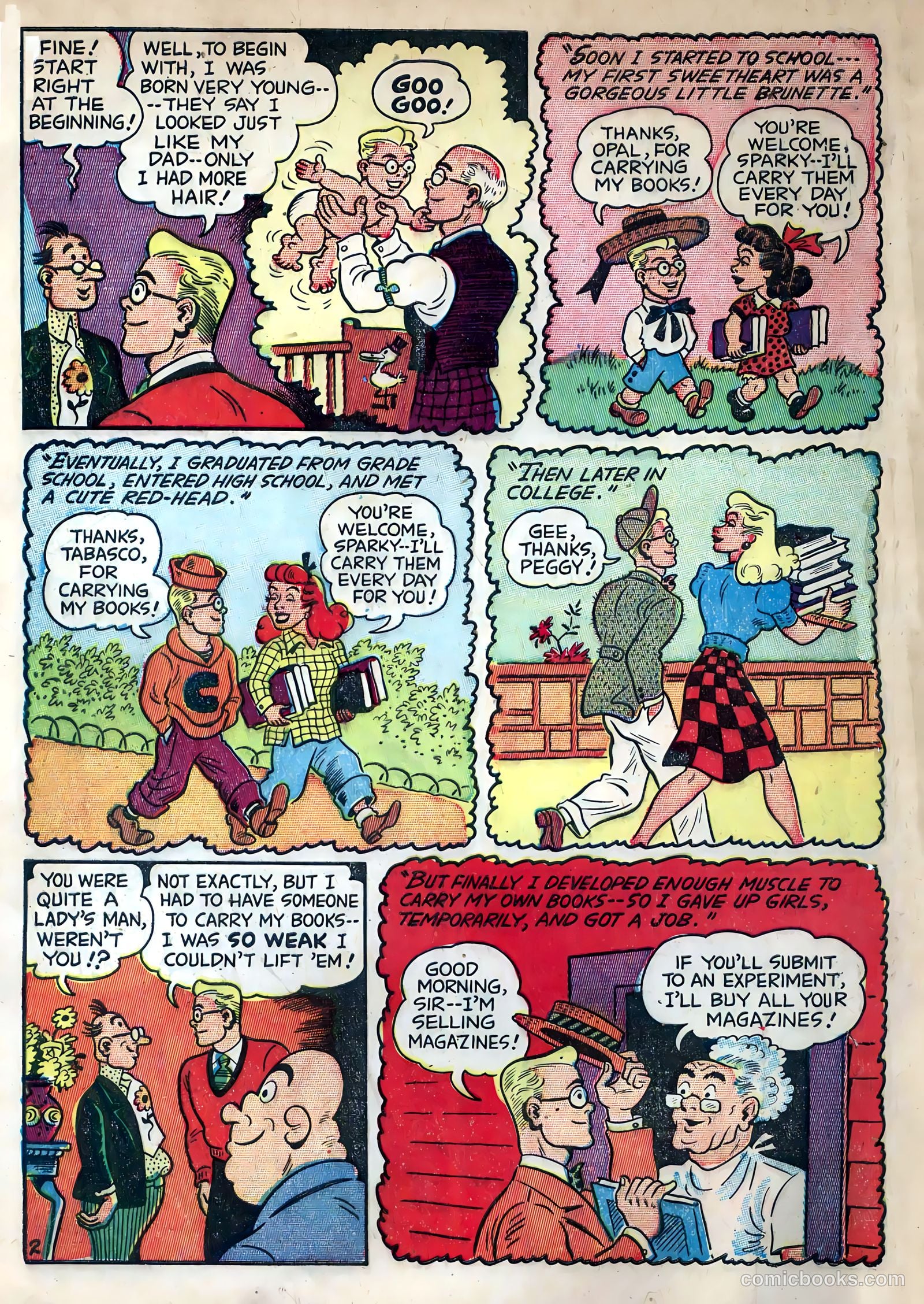 Sparky Watts #7 (1948) — page 4 of 36