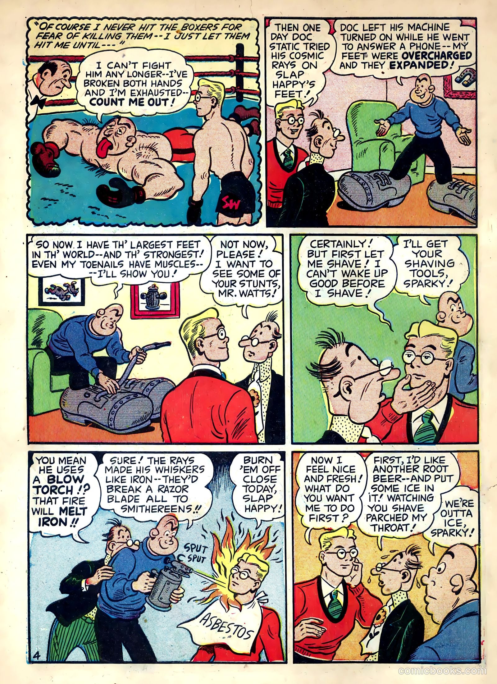 Sparky Watts #7 (1948) — page 6 of 36
