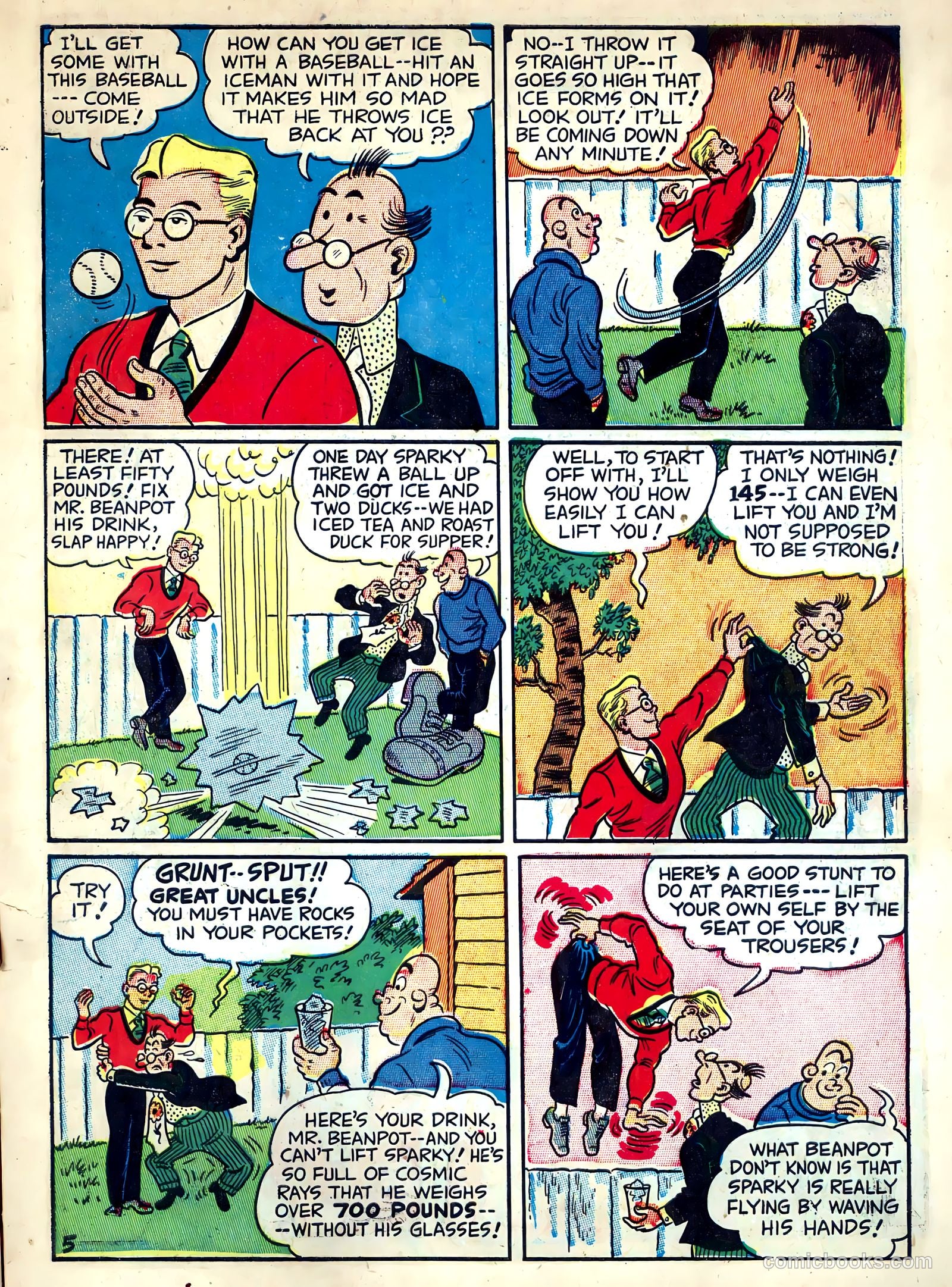 Sparky Watts #7 (1948) — page 7 of 36