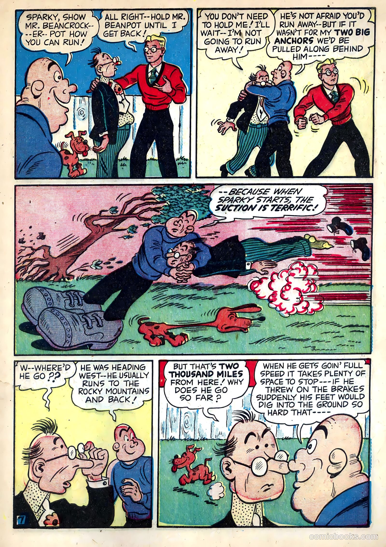 Sparky Watts #7 (1948) — page 9 of 36