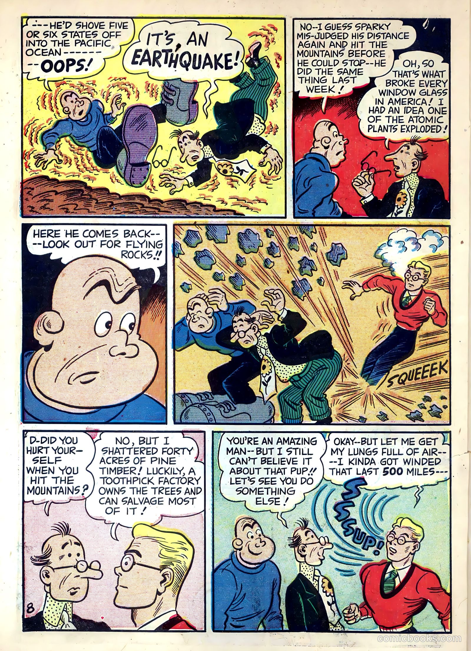 Sparky Watts #7 (1948) — page 10 of 36