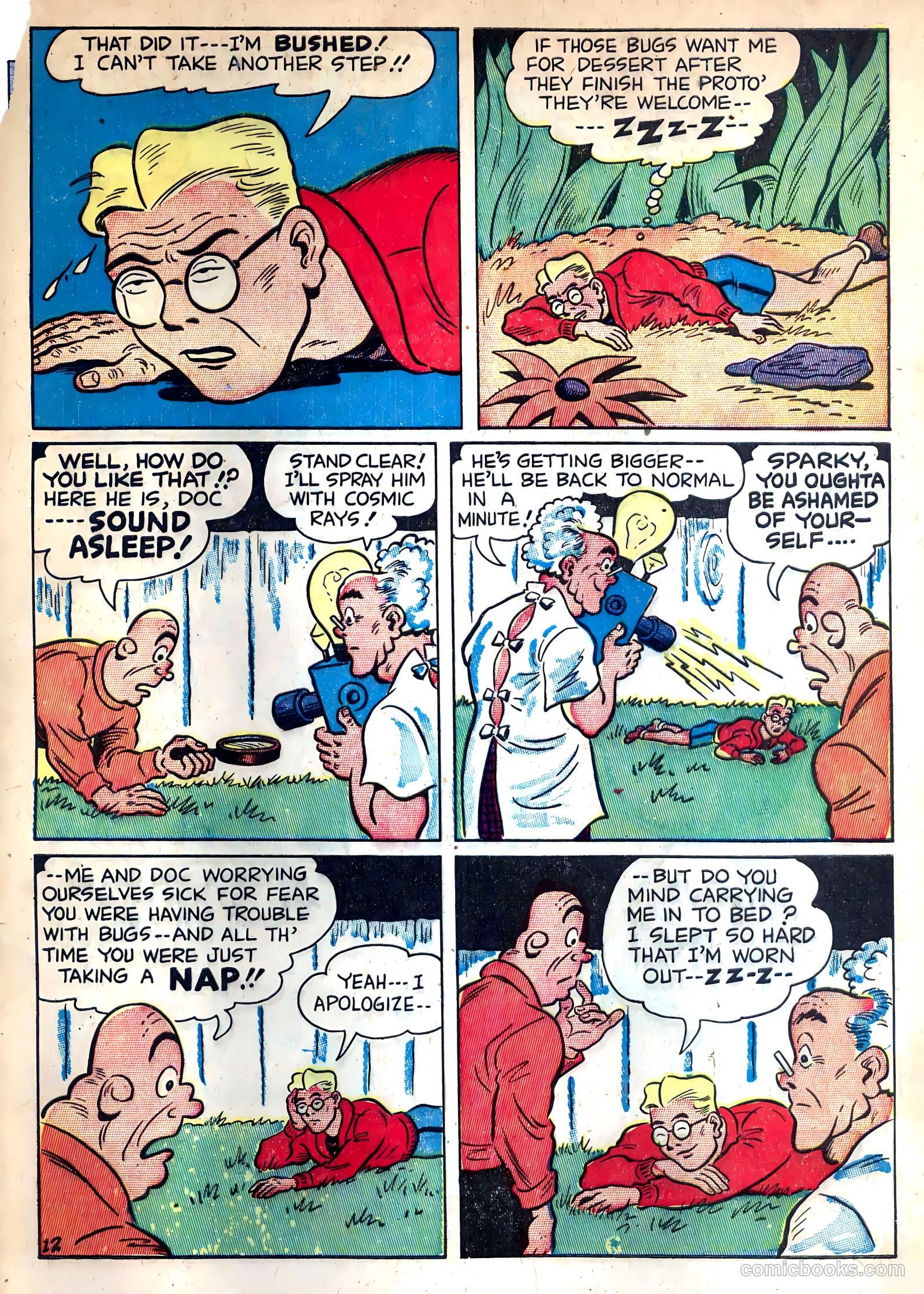 Sparky Watts #7 (1948) — page 33 of 36