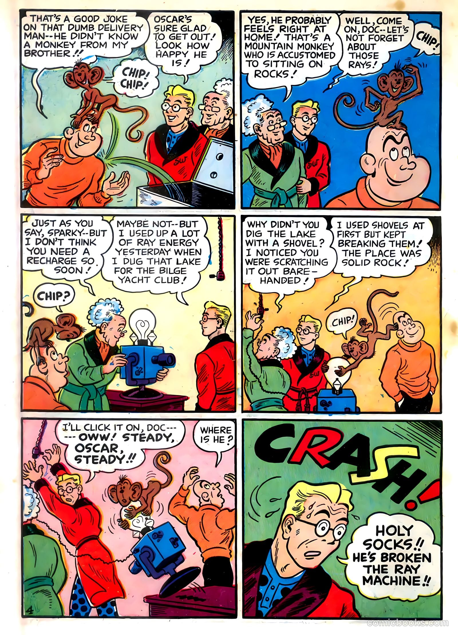 Sparky Watts #8 (1948) — page 6 of 36
