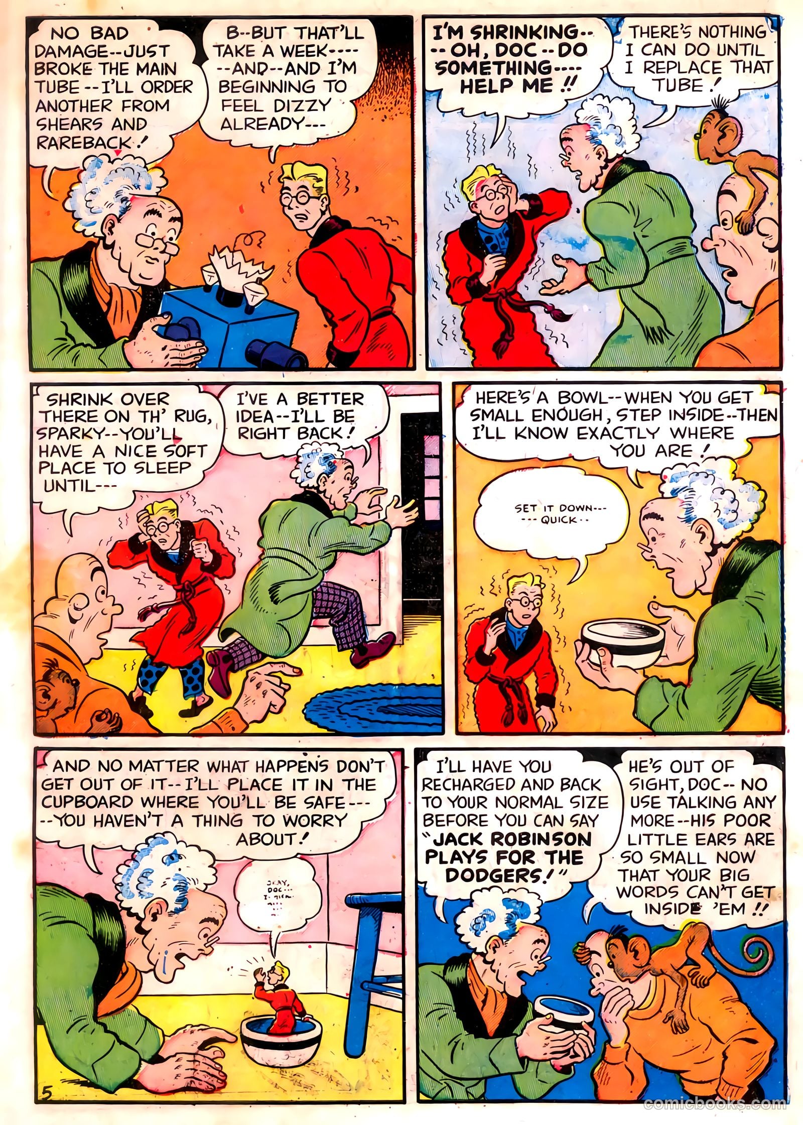 Sparky Watts #8 (1948) — page 7 of 36