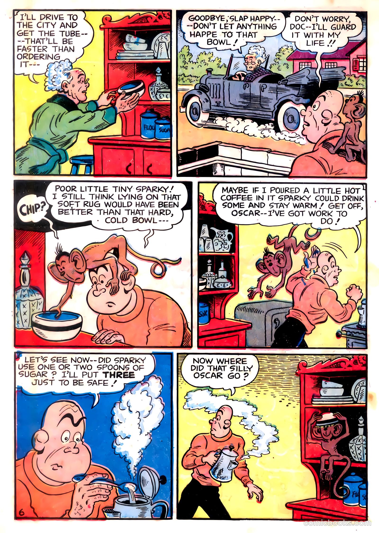 Sparky Watts #8 (1948) — page 8 of 36